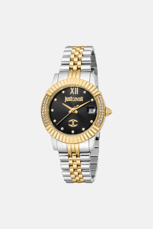 JC Just Cavalli Glam watch Silver/Gold SALT9F-IT309