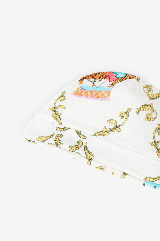 JU Filigree-Print Babygrow Set White RJT824-JFG82