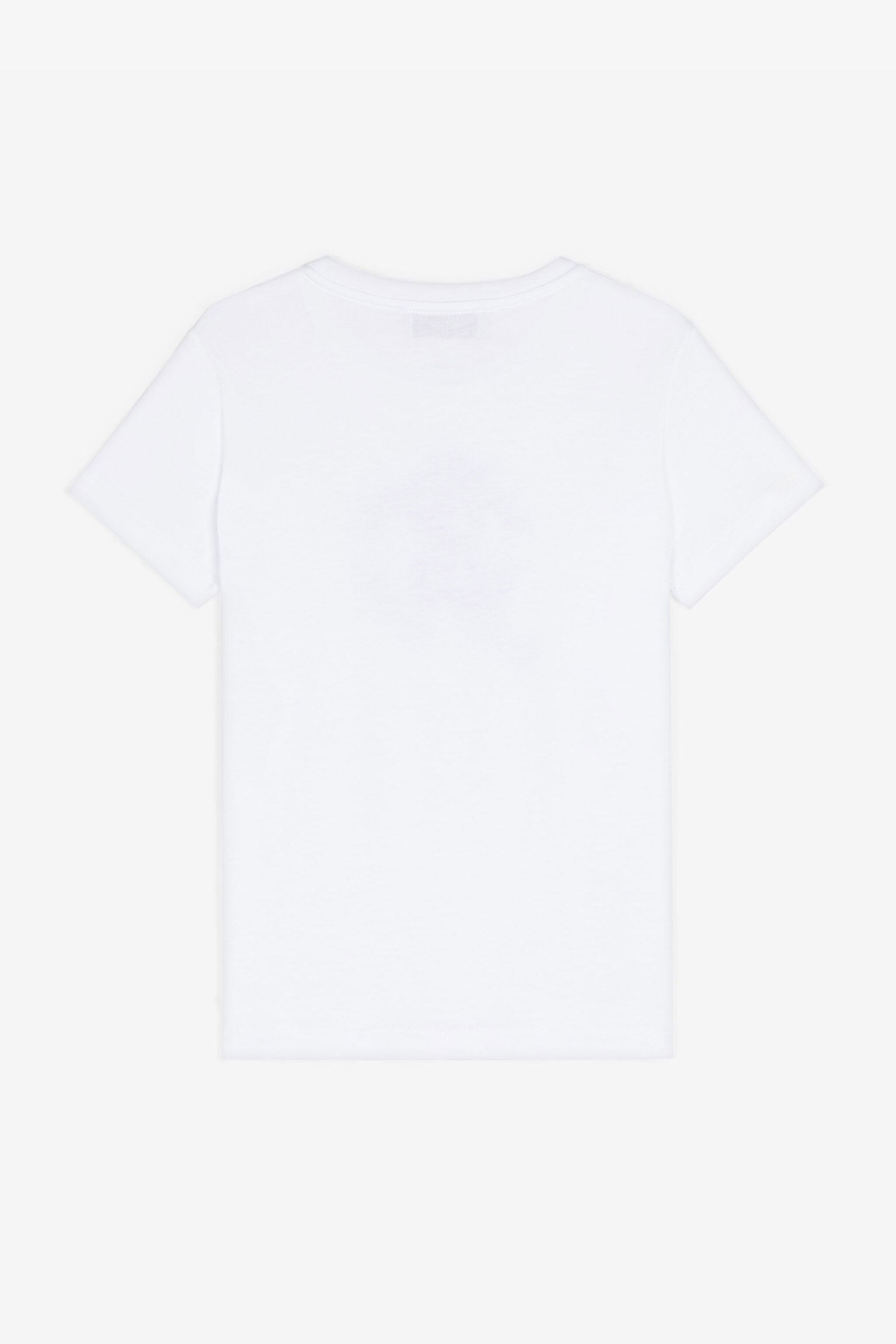 JU RC Monogram-Print Cotton T-Shirt White RJT639-JD001