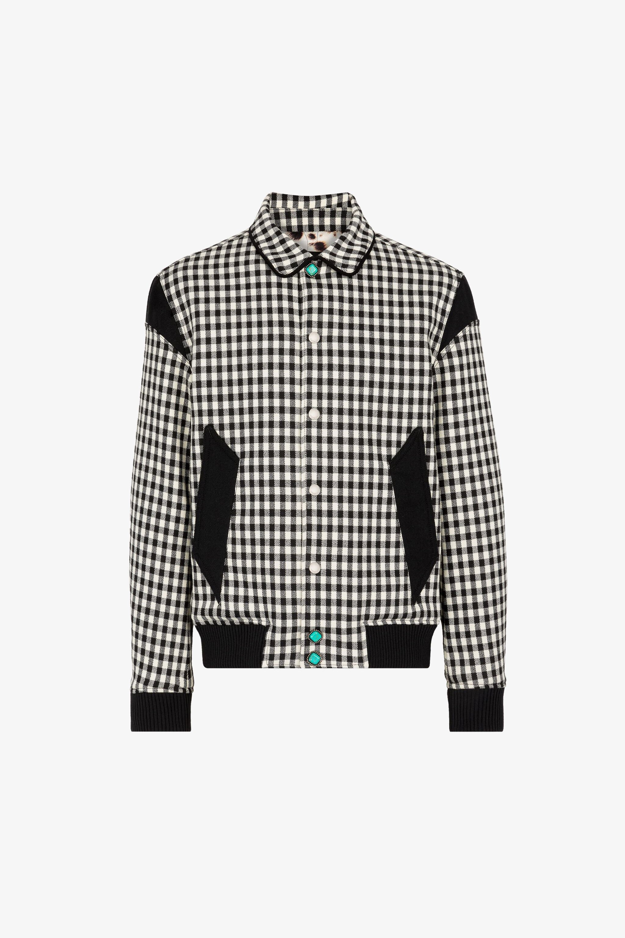 RC Gingham Jacket Black/White RRT407-AIC02
