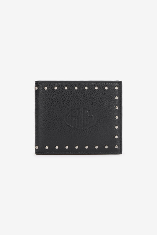 RC Leather Wallet with Studs RC Leather Wallet with Studs Noir VRA005-PZB05