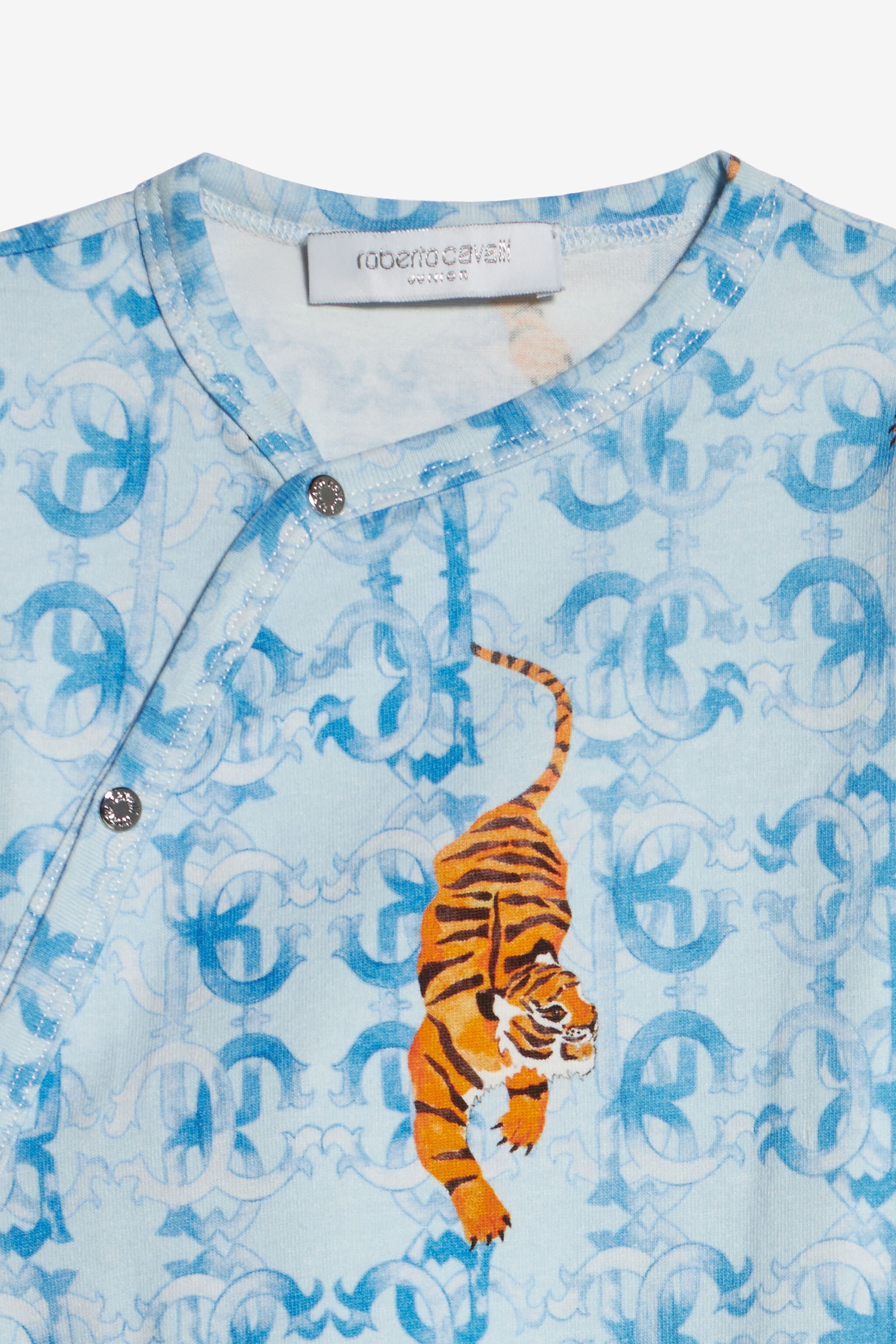JU Tiger-print three-piece set Light blue QJT895-JVG20