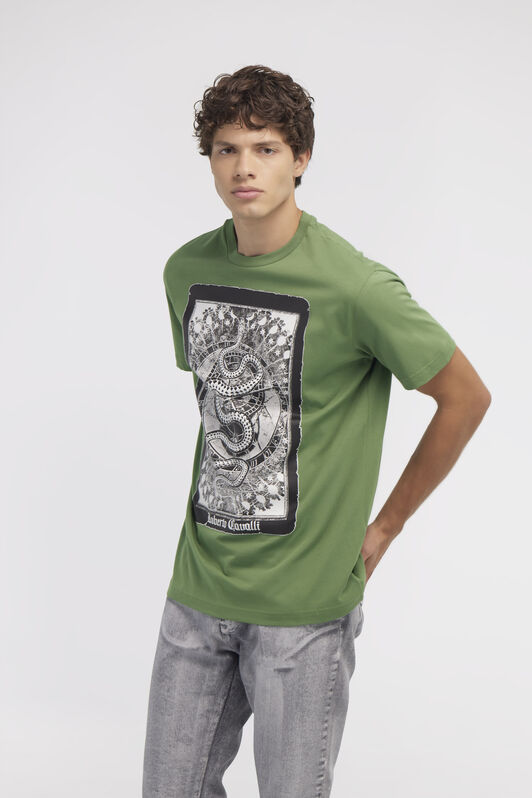 RC T-shirt with Snake print RC T-shirt with Snake print Green NOT60F-JD060