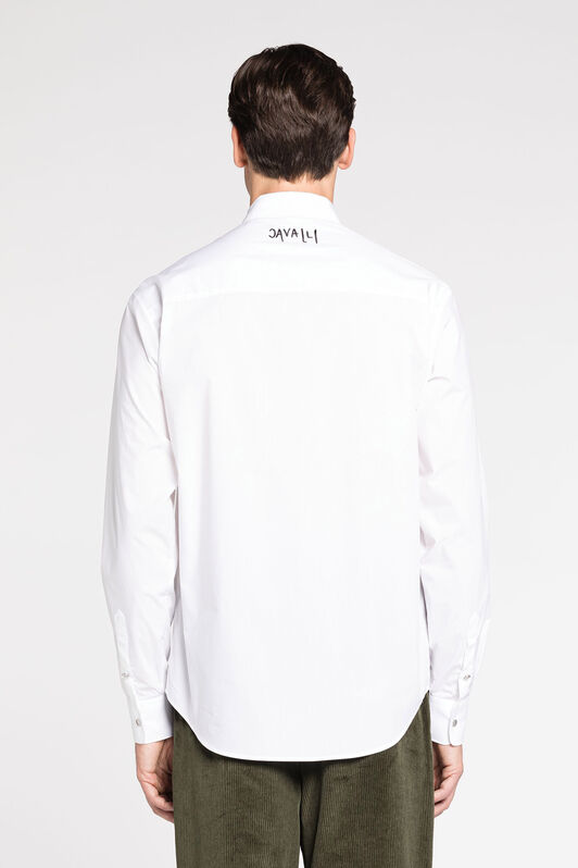 RC Graphic-Print Cotton Shirt White RRT712-CH061