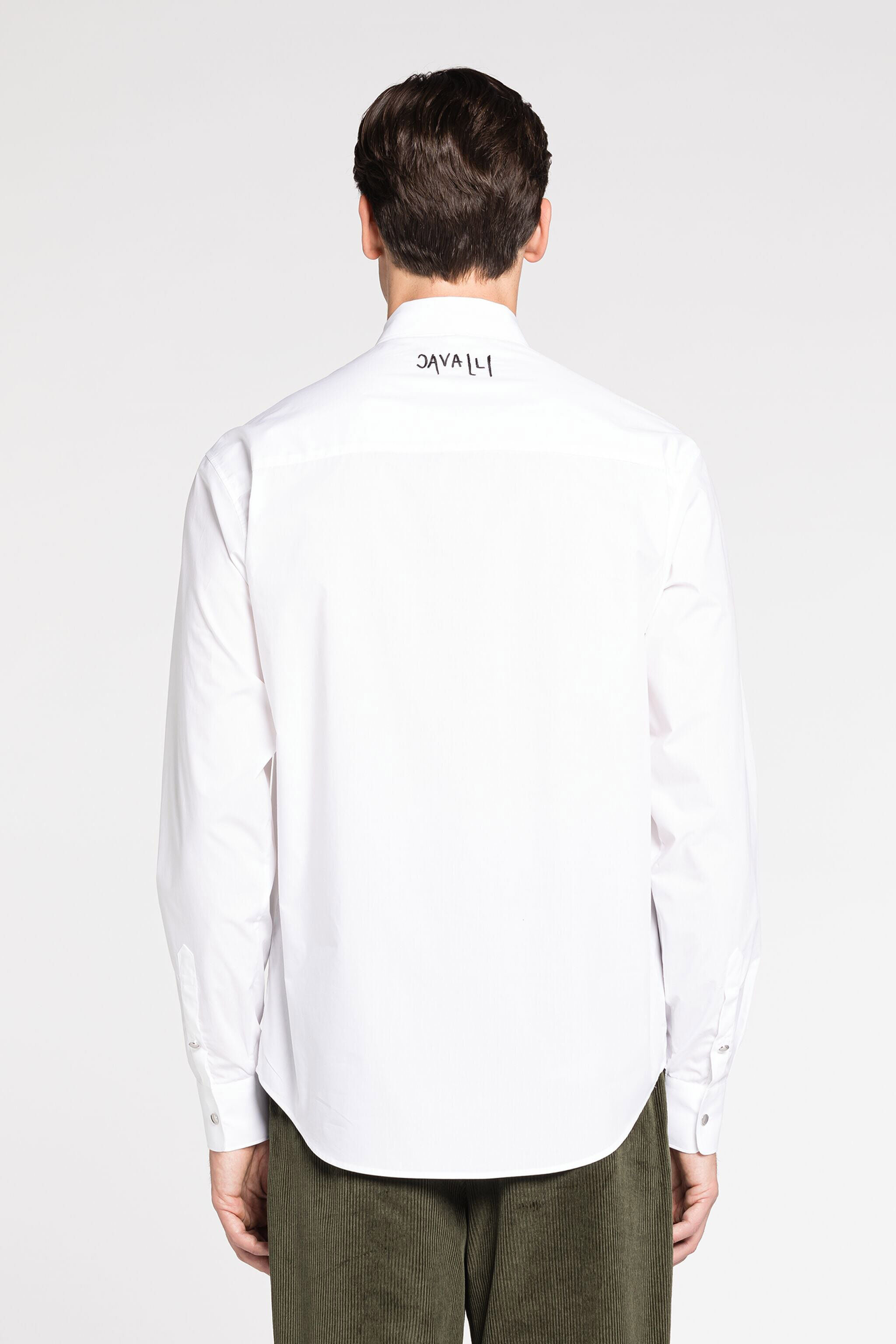 RC Graphic-Print Cotton Shirt White RRT712-CH061