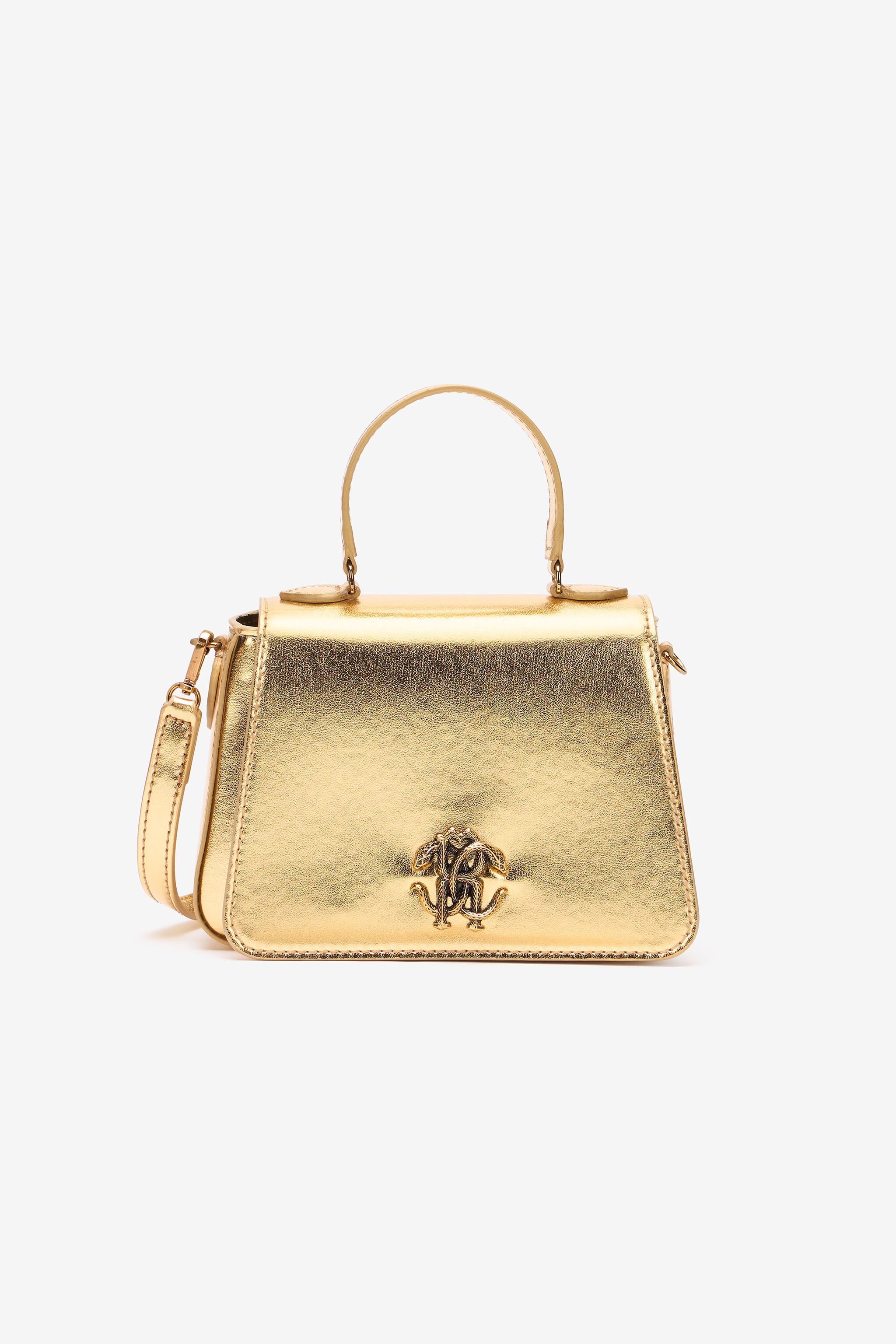 JU Mini Bag Mit Monogramm Mirror Snake GOLD UJB00B-ABJ04