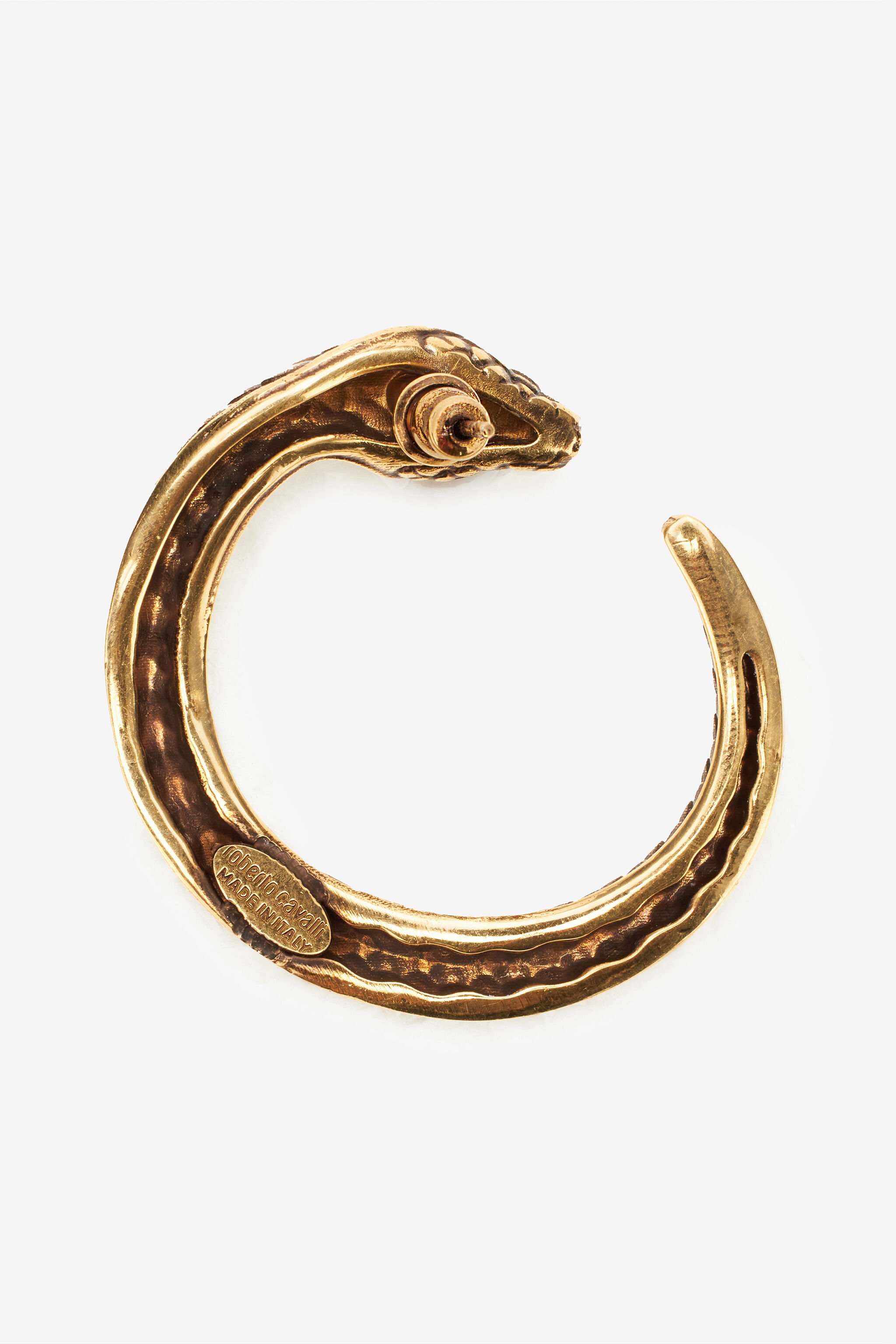 RC Snake Earrings Gold UKG007-AM001