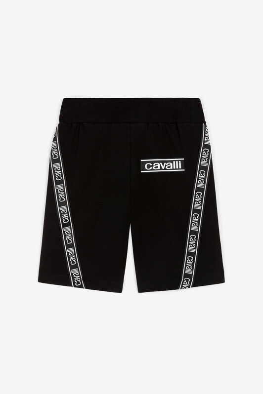 JU Joggingshorts mit Logo-Patch JU Joggingshorts mit Logo-Patch Schwarz OJT221-ISA2J