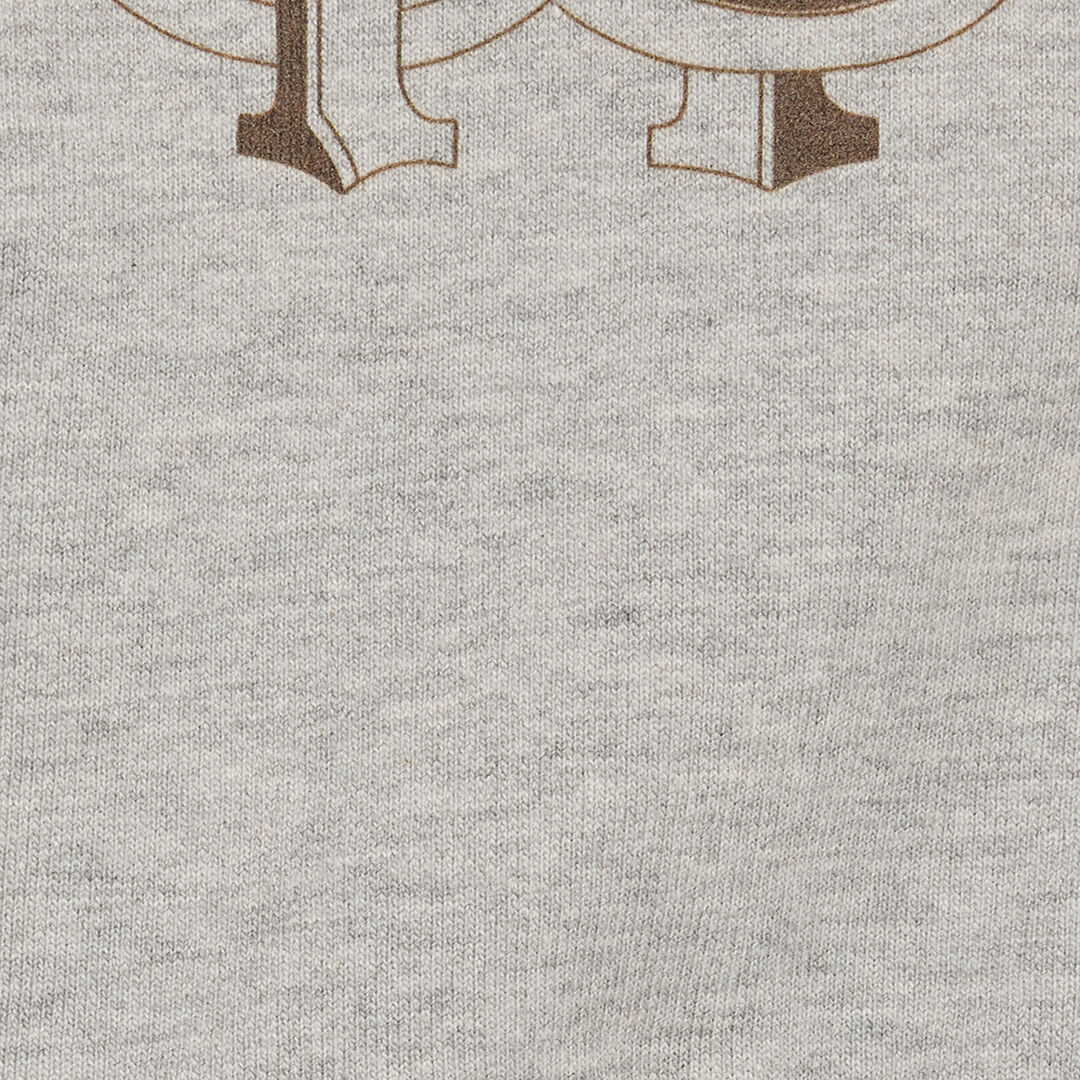 JU Sudadera Con Estampado Delante Y Detrás Gris UJT672-CF050