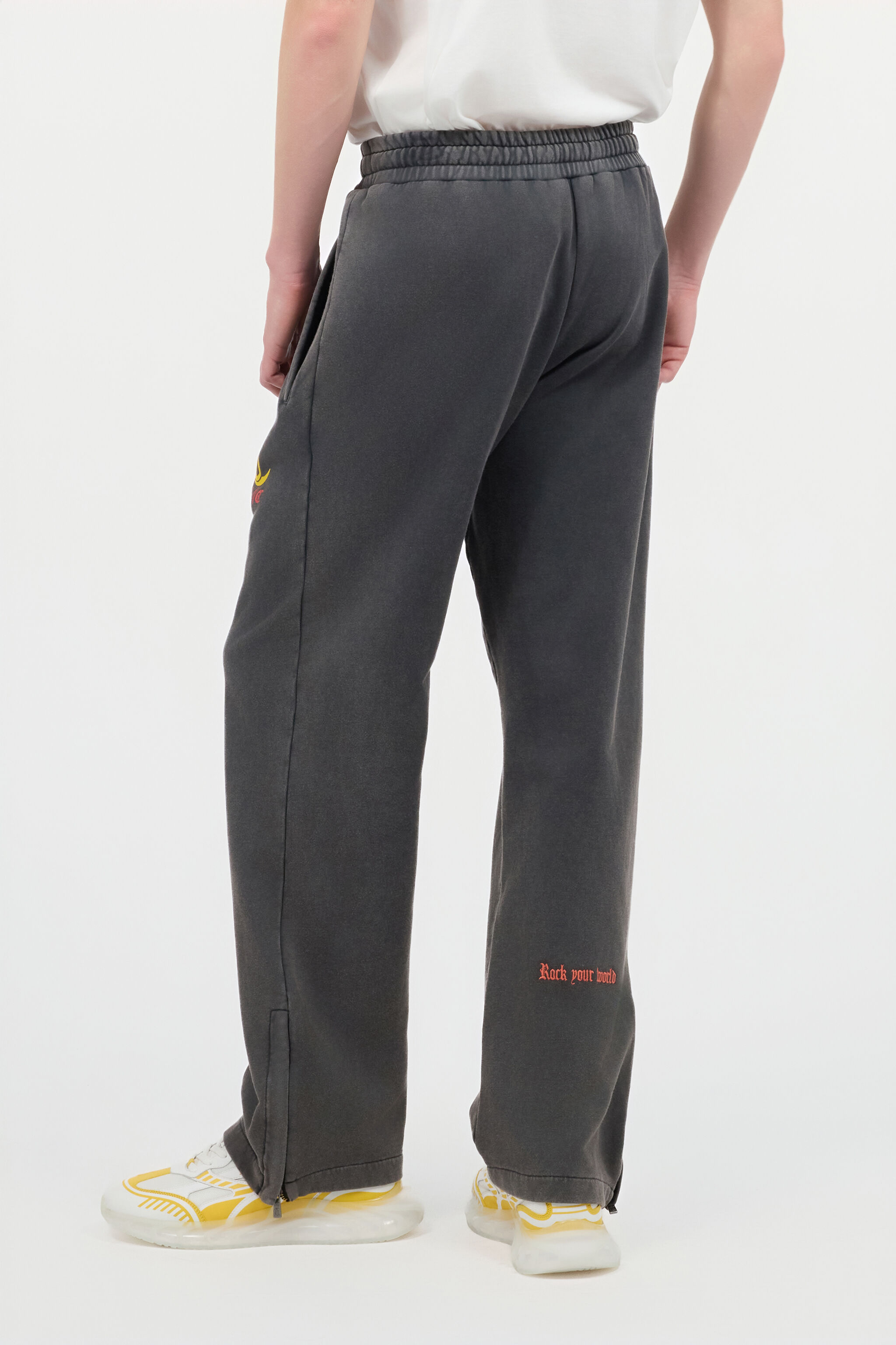 JC Pantalon De Jogging Avec Griffes Noir UFT001-UF015