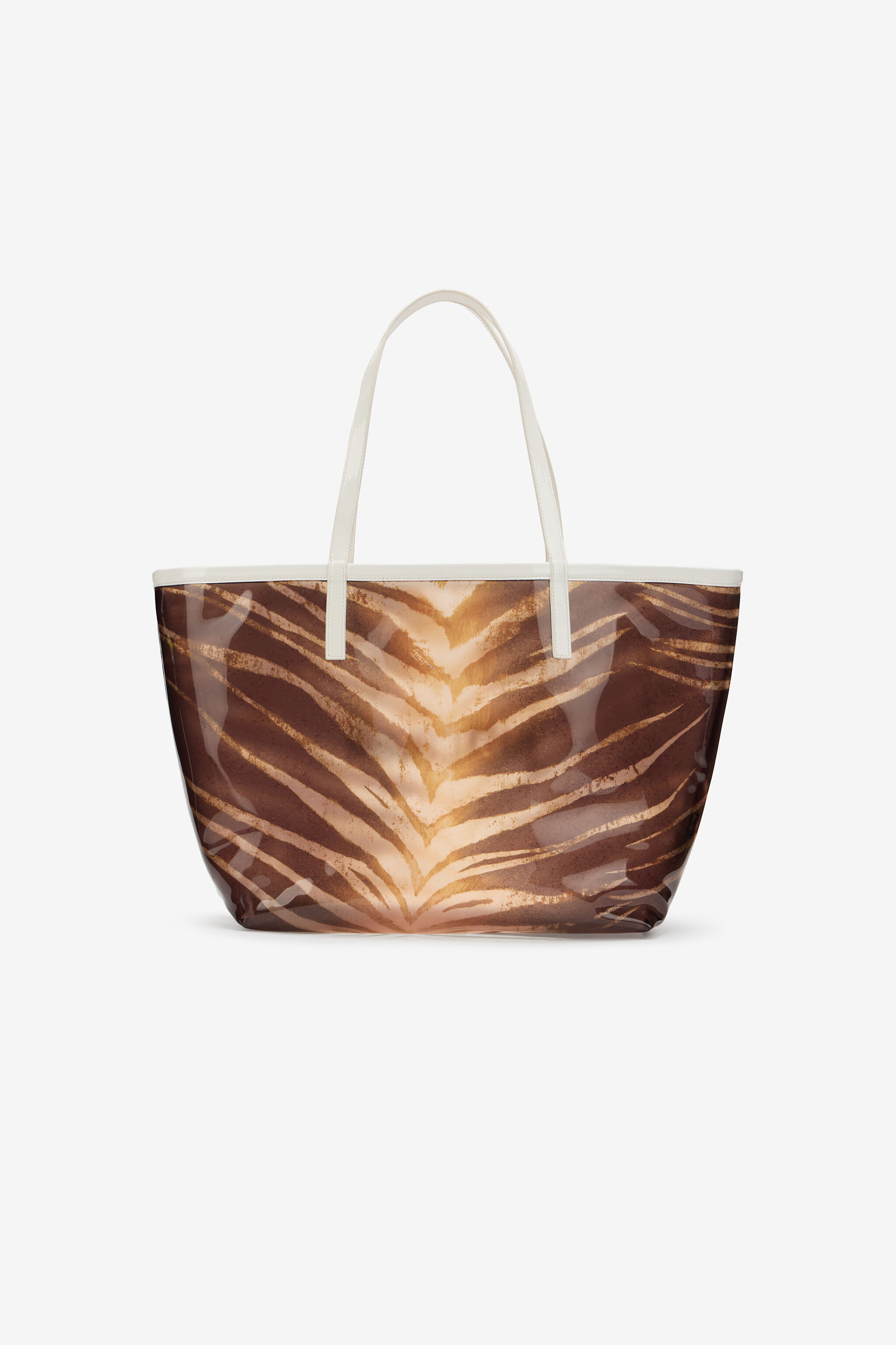 JC Bolsa De Compra Con Estampado Natural Barb 751 BEIGE + 709 MARR WFB119-WF449