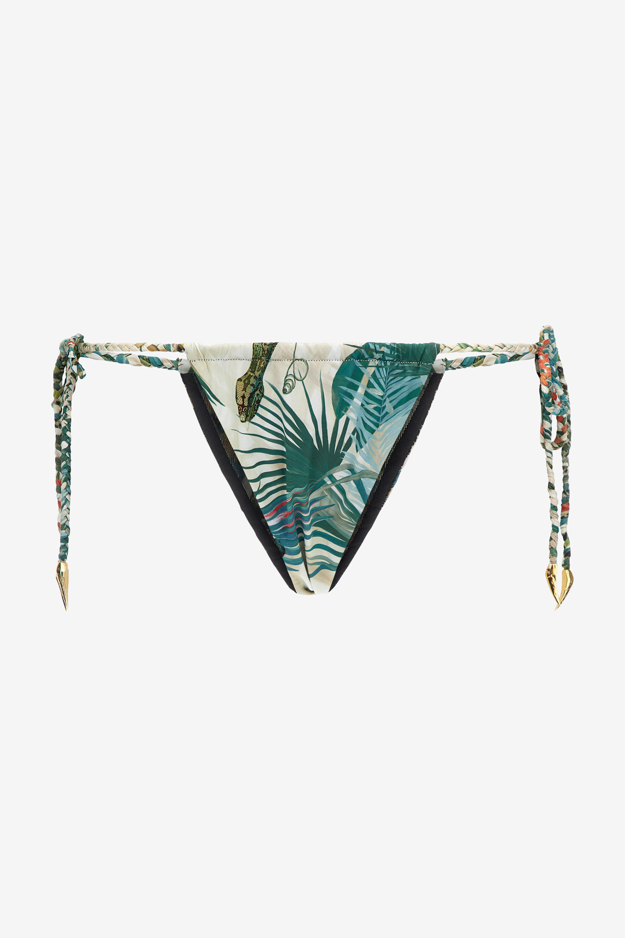 RC Bikini bottom with Jungle print Green SYW029-LNI88