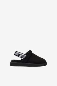 JC Schwarze Comfy Style Sabot Schuhe BLACK VFS104-VF632