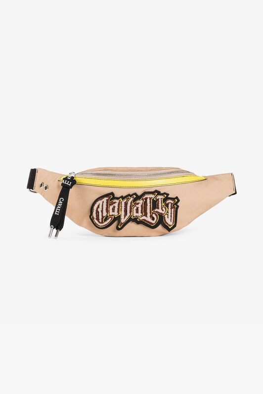 RC Logo-Appliqué Belt Bag Light Brown QRB005-AC007