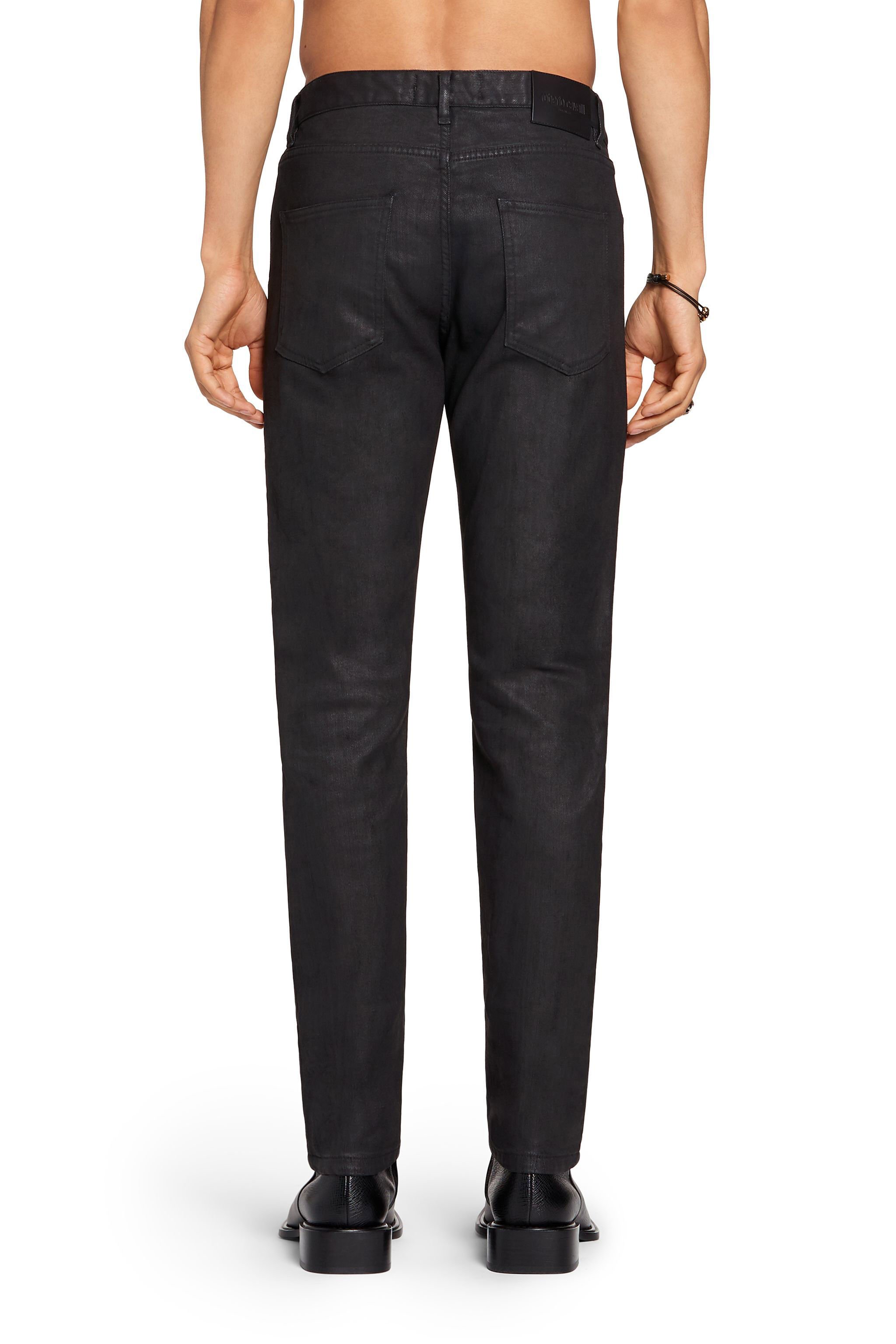 RC Jean ultra-slim enduit Noir LNJ245-DN002
