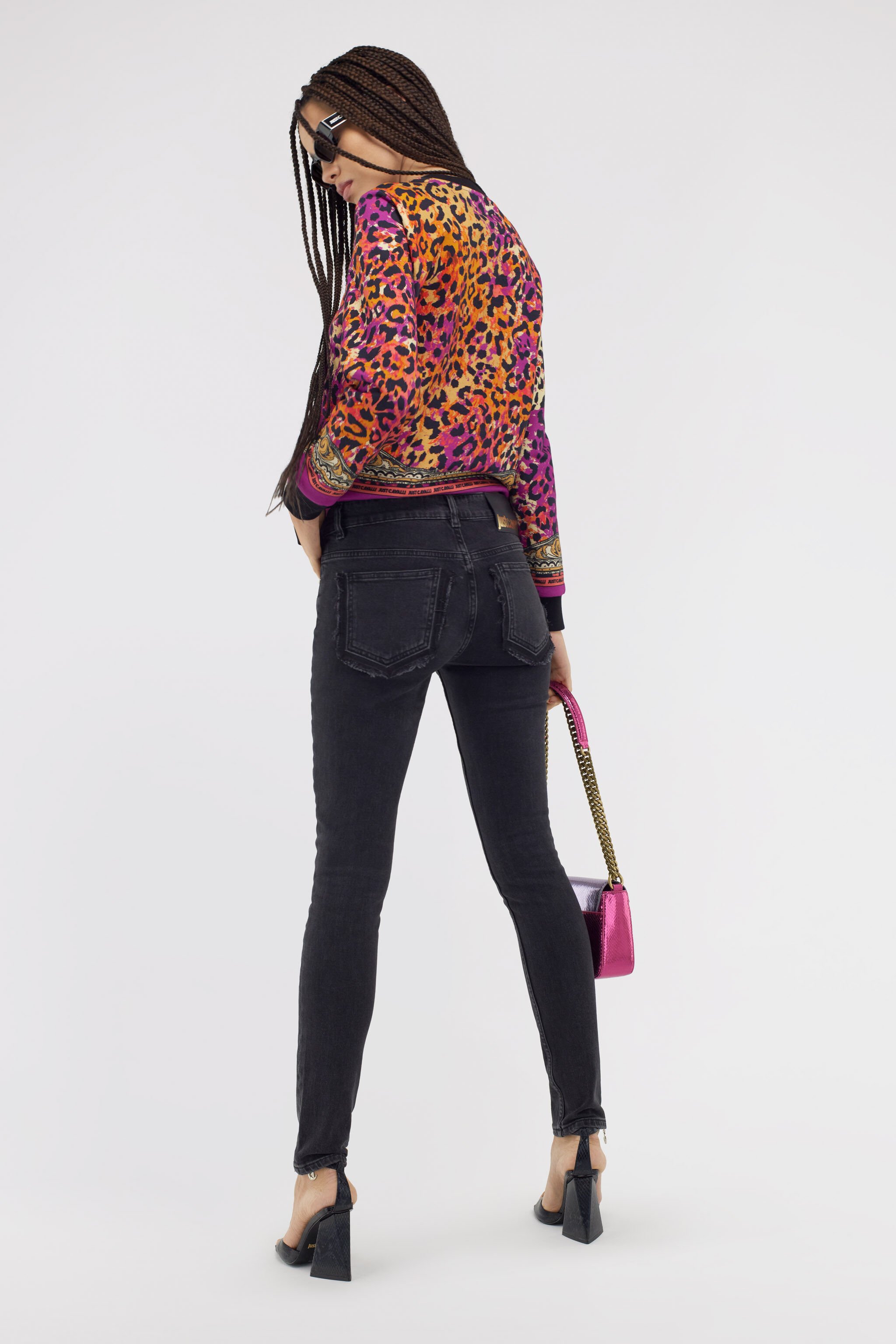 JC Just Cavalli denim Black SFJ007-SF848