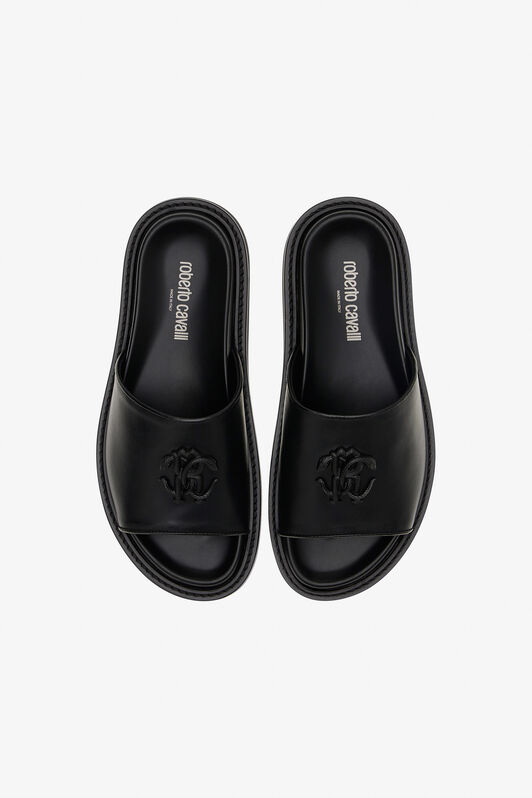 RC RC logo sandals Black SRS058-PZA90