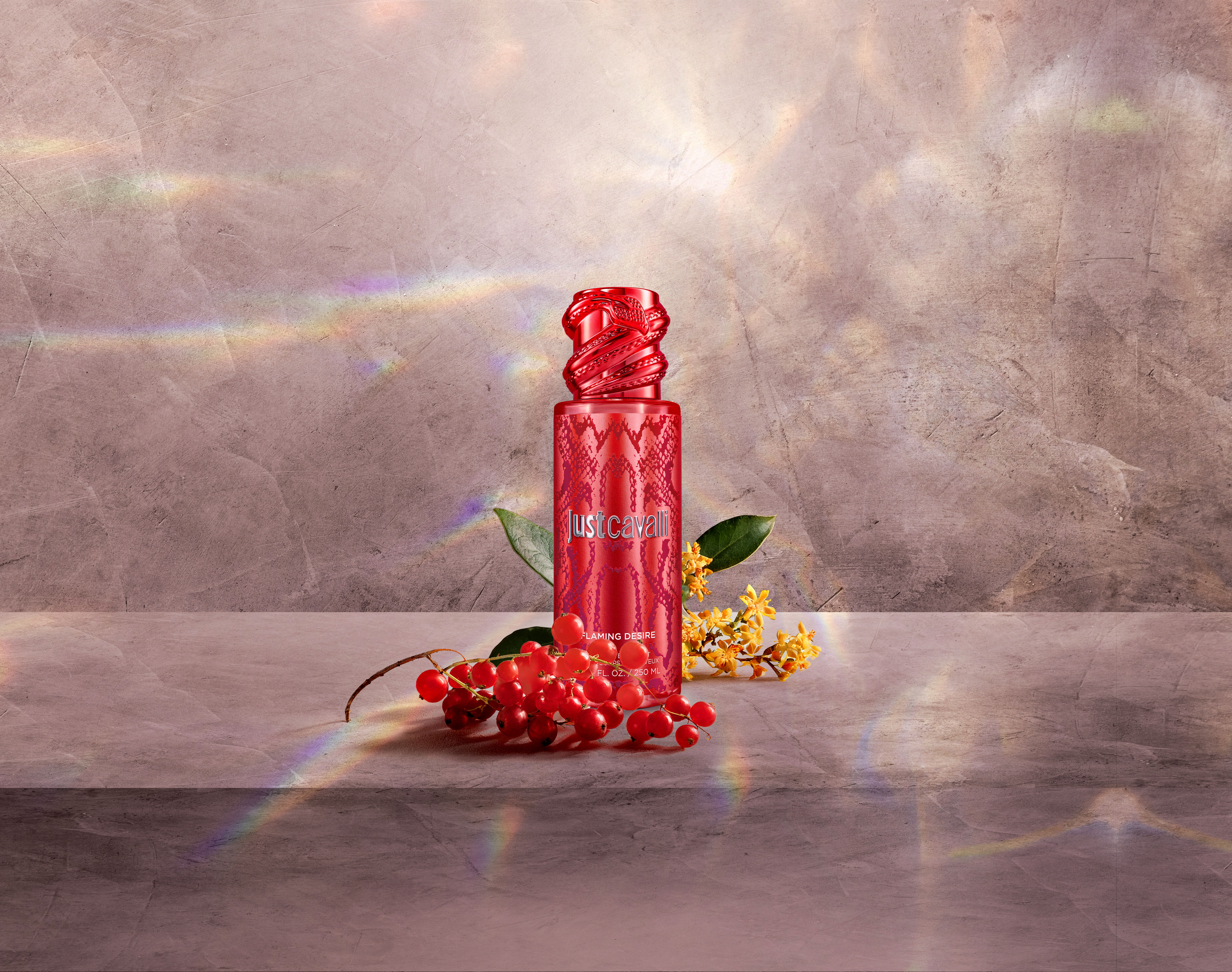 JC BRUME POUR CHEVEUX ET CORPS JUST CAVALLI FLAMING DESIRE 250 ML GENERIC UALI18-II022