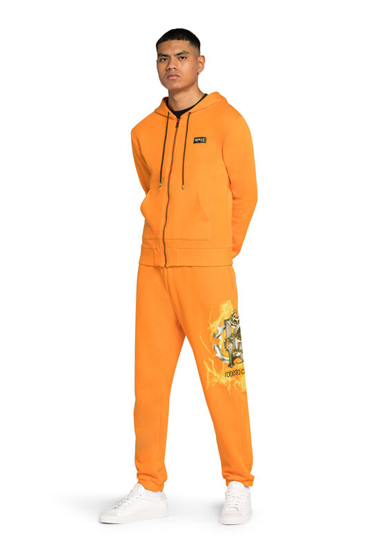 RC RC Monogram Lightning-Print Sweatpants Arancione IS7210-CF050