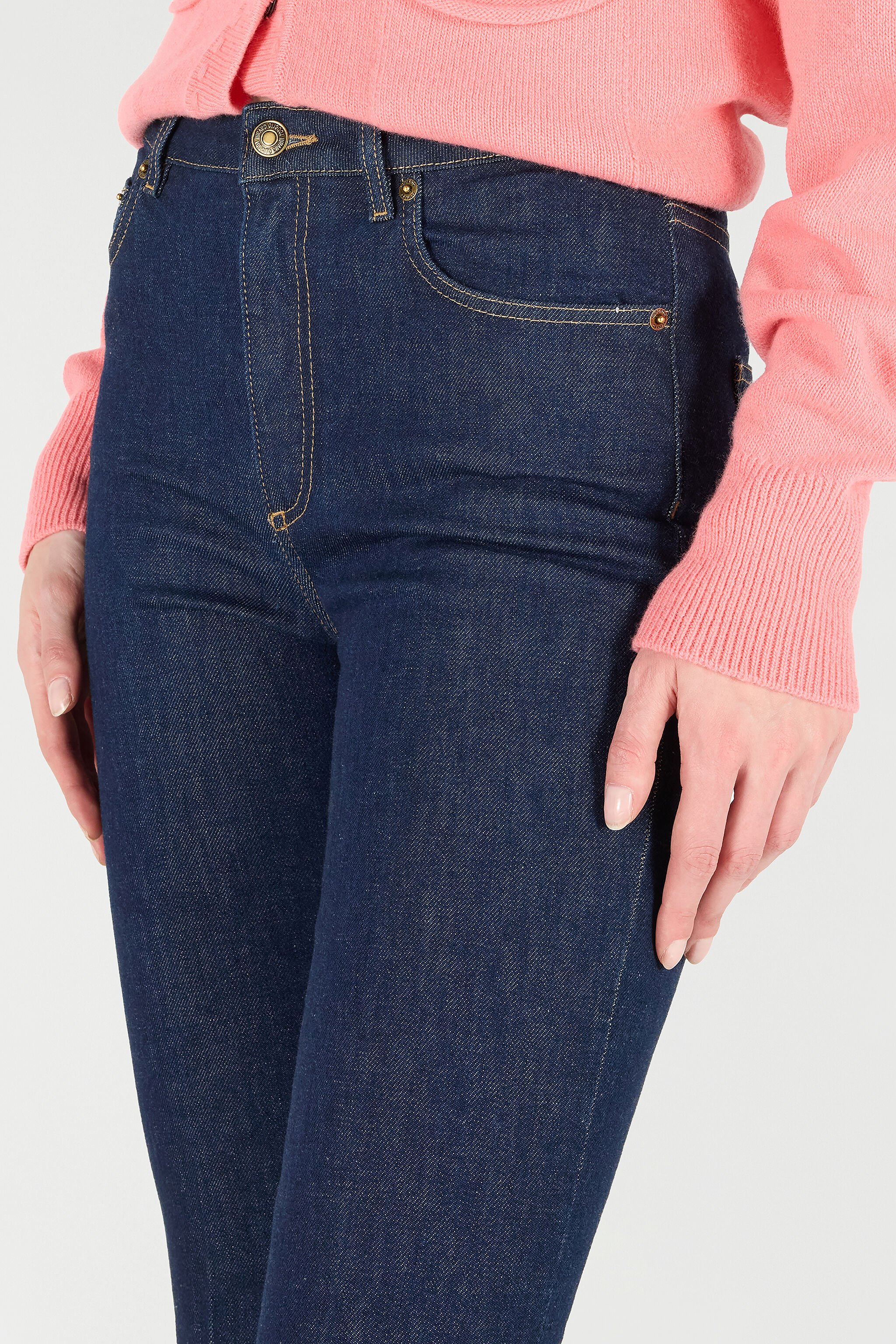 RC Five-Pocket Flared Jeans Dark blue UKJ221-DS005