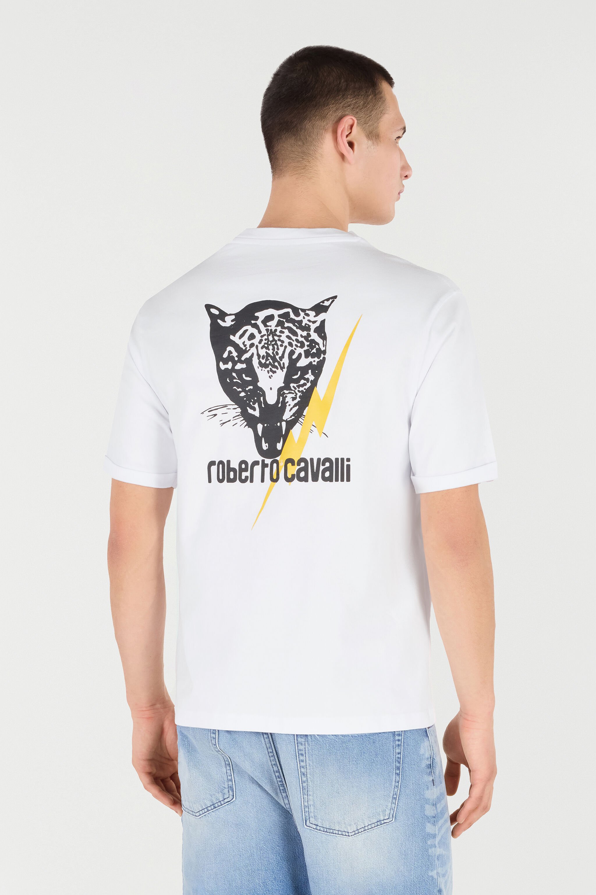 RC T-Shirt With Print And Logo White POT62B-JD060