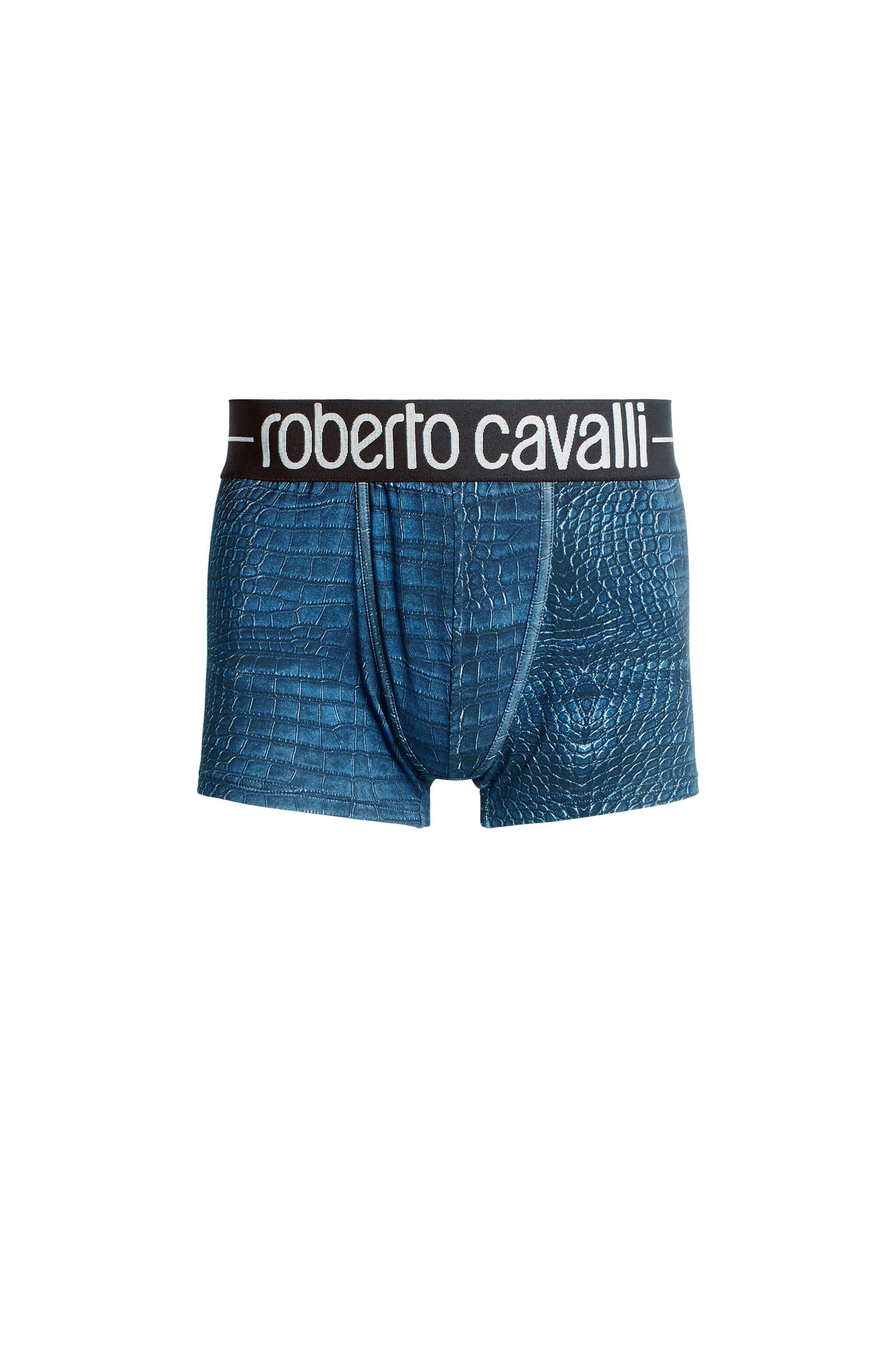 UG Blue crocodile print boxers BLU IYO08I-JBP61