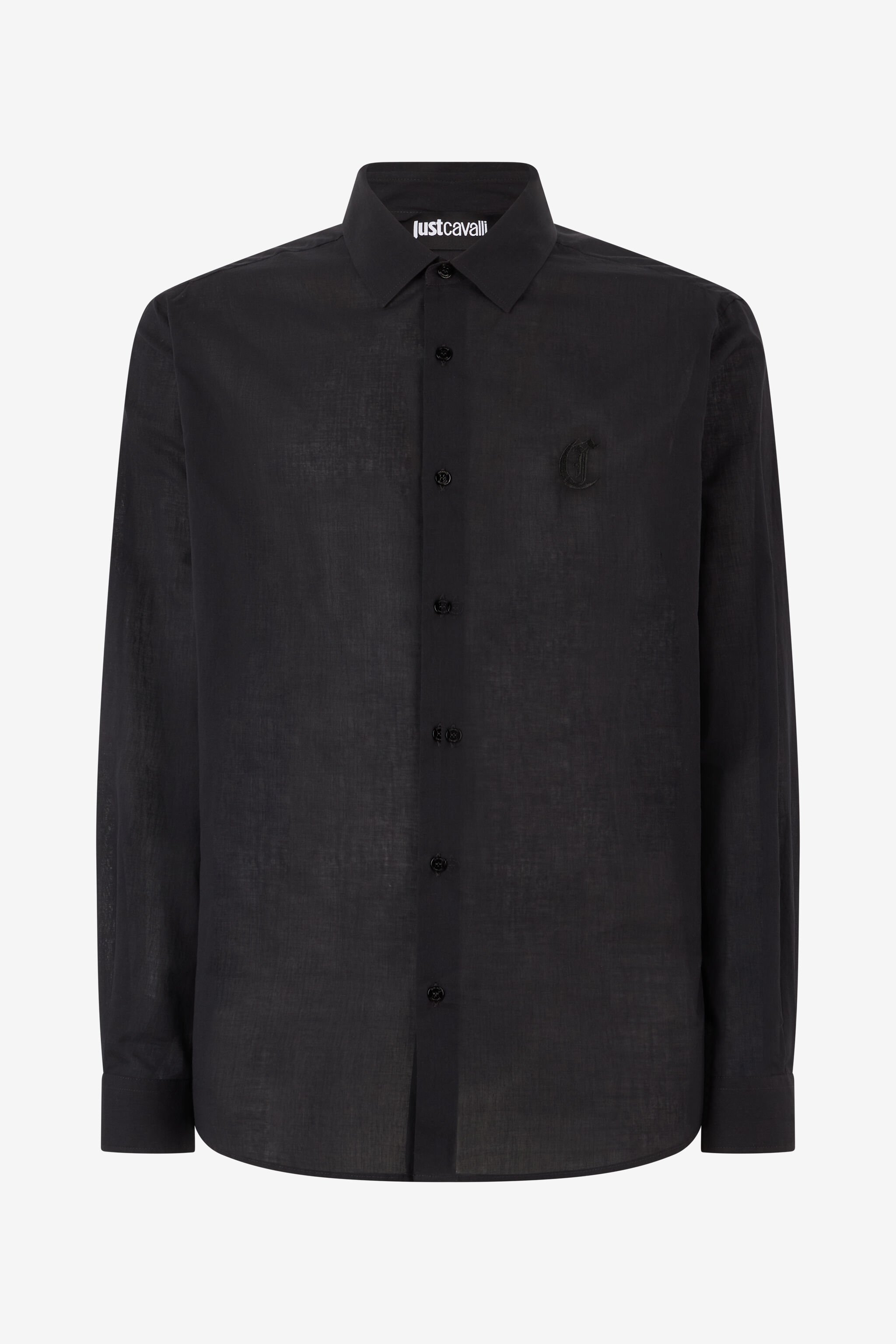JC Camisa Con Bordado JC Negro UFM010-UF105