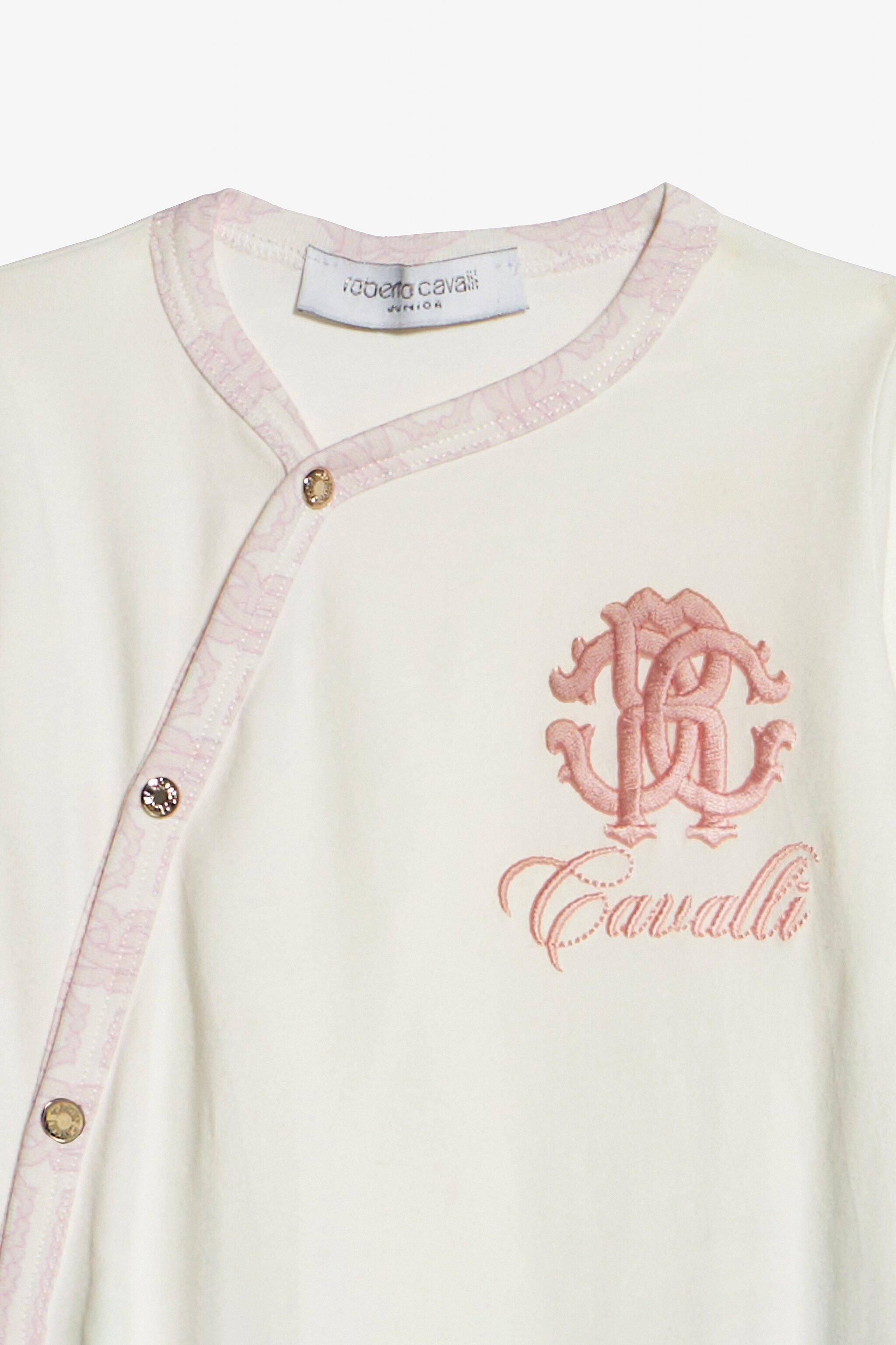 JU Long-sleeve babygrow set Pink QJT889-JV025