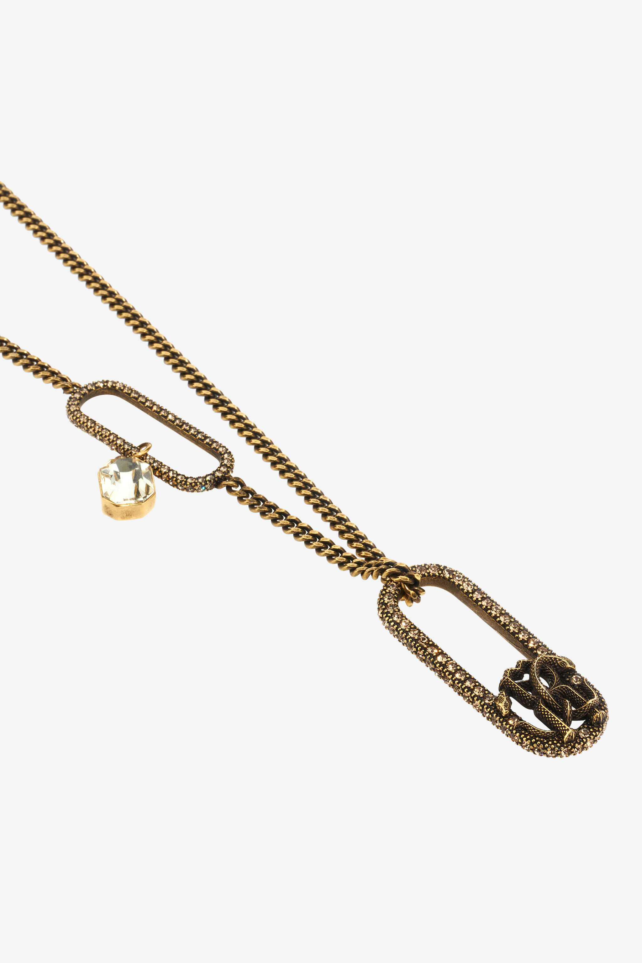 RC Necklace with Monogram RC Oro SKG015-AM066