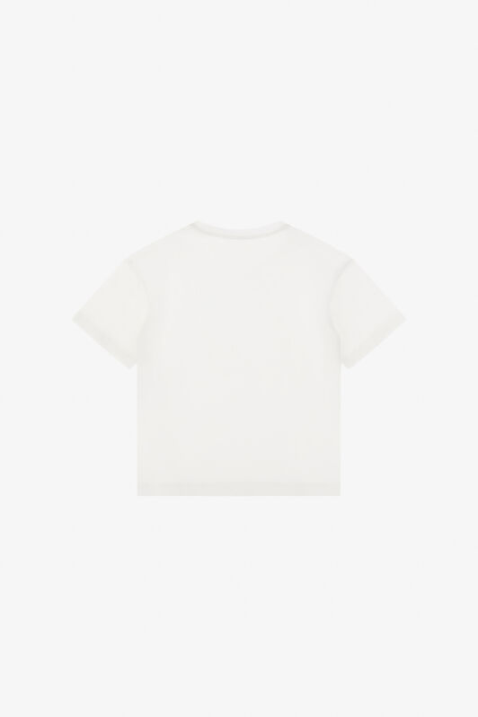 JU T-Shirt With RC Monogram Embroidery And Logo White TJT64Z-JD001