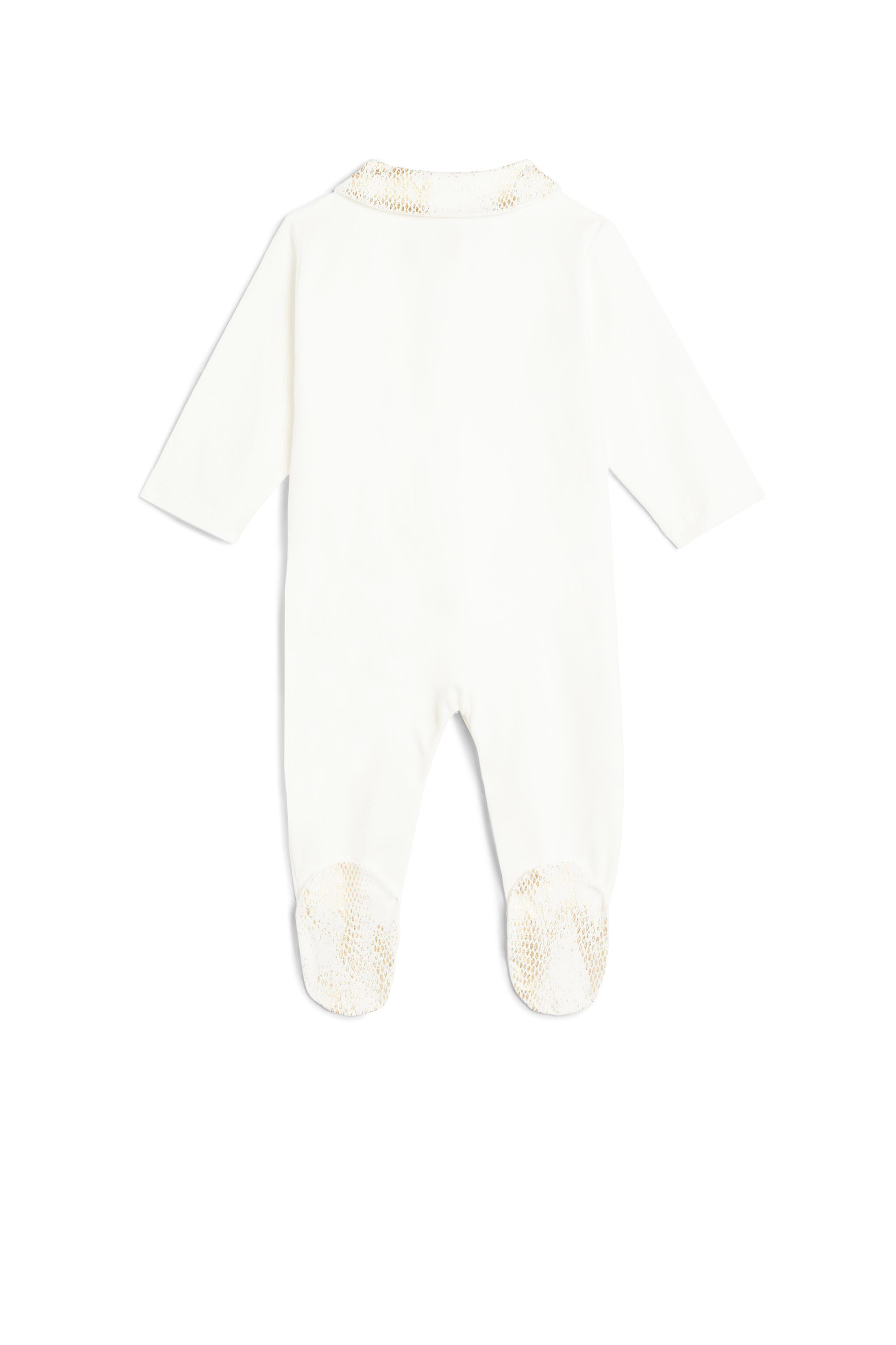 JU White RC Monogram baby grow MILKY WHITE JJT80B-JV025