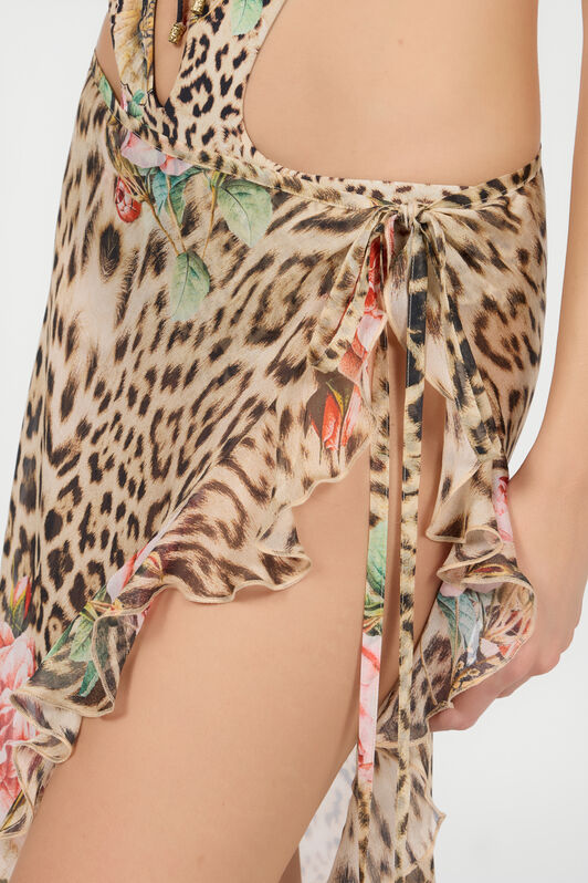 RC Sarong mit Jaguar Roses-Print RC Sarong mit Jaguar Roses-Print NATURAL XQW035-HNT24