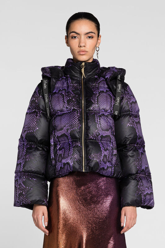 RC Python-Print Padded Jacket RC Python-Print Padded Jacket Purple PQT800-2TF01