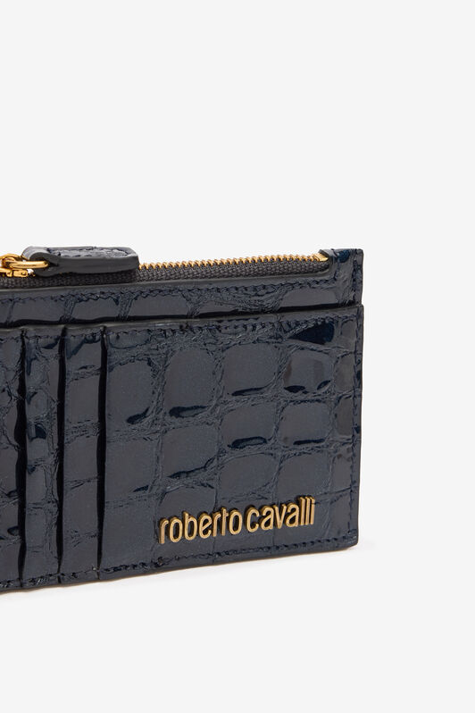 RC Coin Purse With Crocodile Print Dark blue TKA005-PZE01