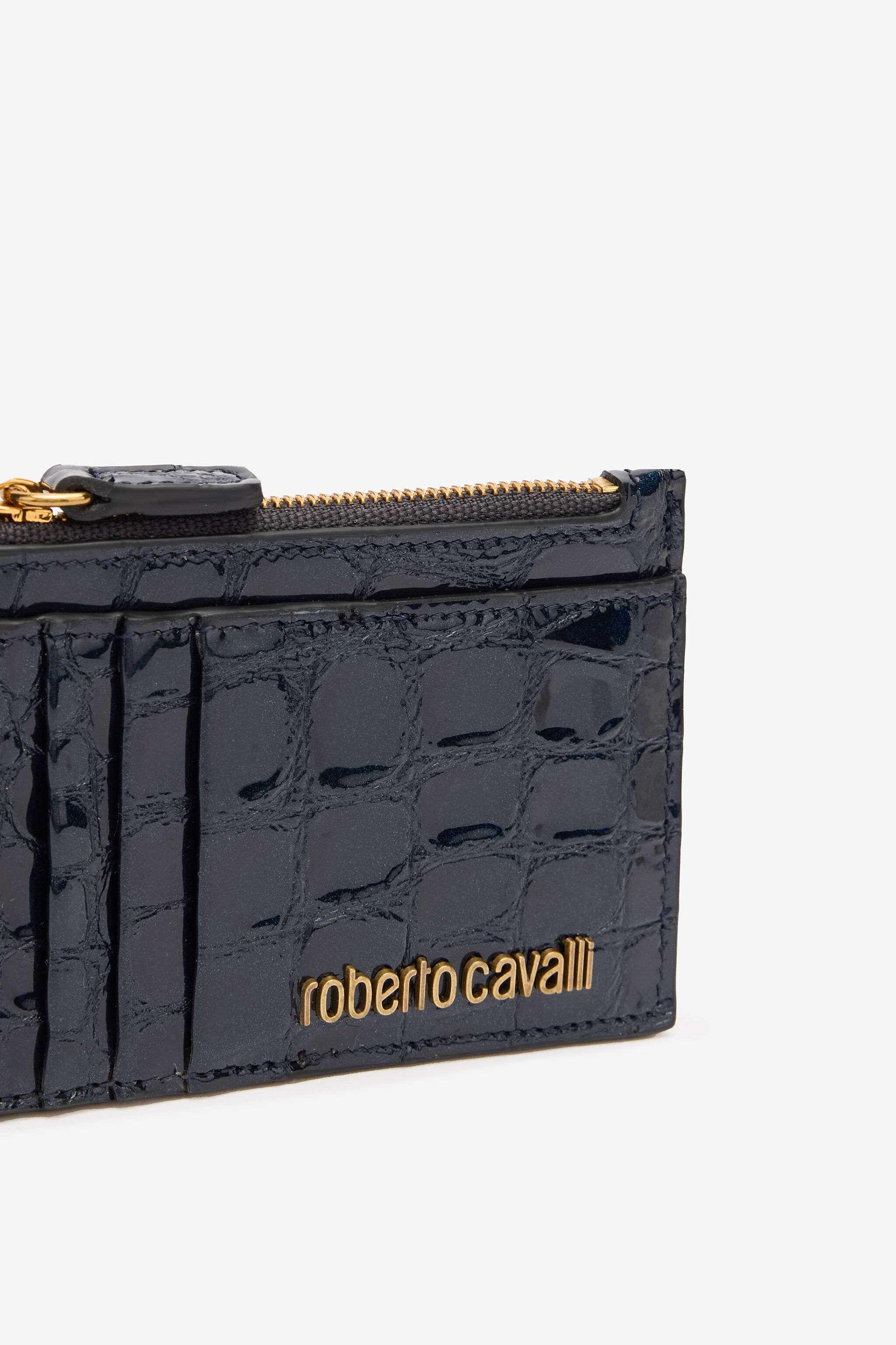 RC Coin Purse With Crocodile Print Dark blue TKA005-PZE01