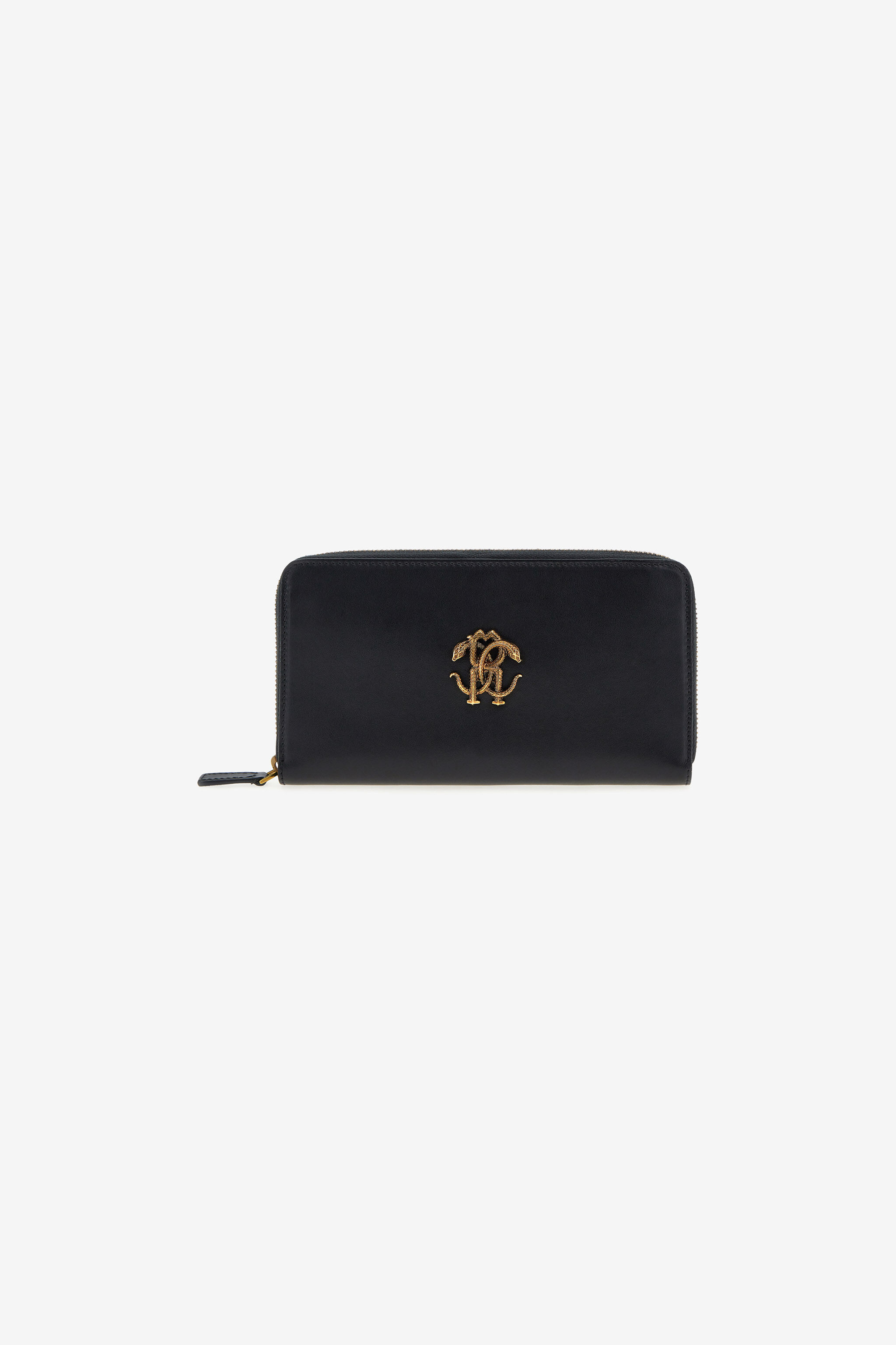 RC Wallet with Monogram RC and zip Schwarz SKA001-PZ172
