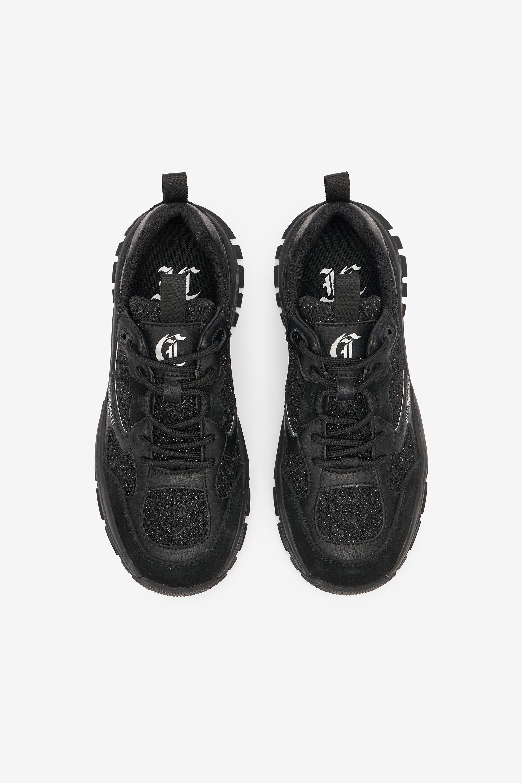 JC Sneakers With Chunky Lug Sole Black UFS034-UF356