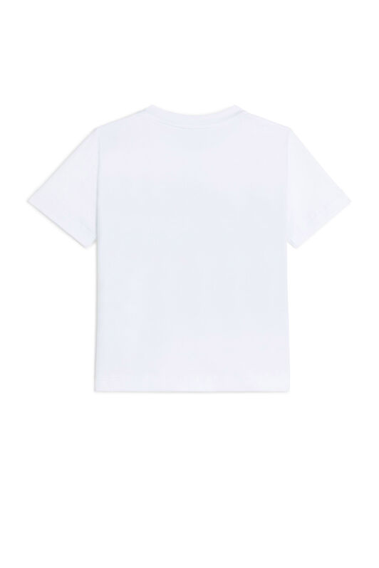 JU T-Shirt mit Tiger Skater Print Weiß MJT61C-JV025