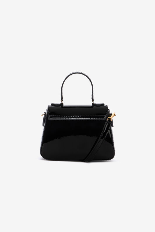 JU Mini Bag Mit Monogramm Mirror Snake BLACK UJB00B-ABJ04