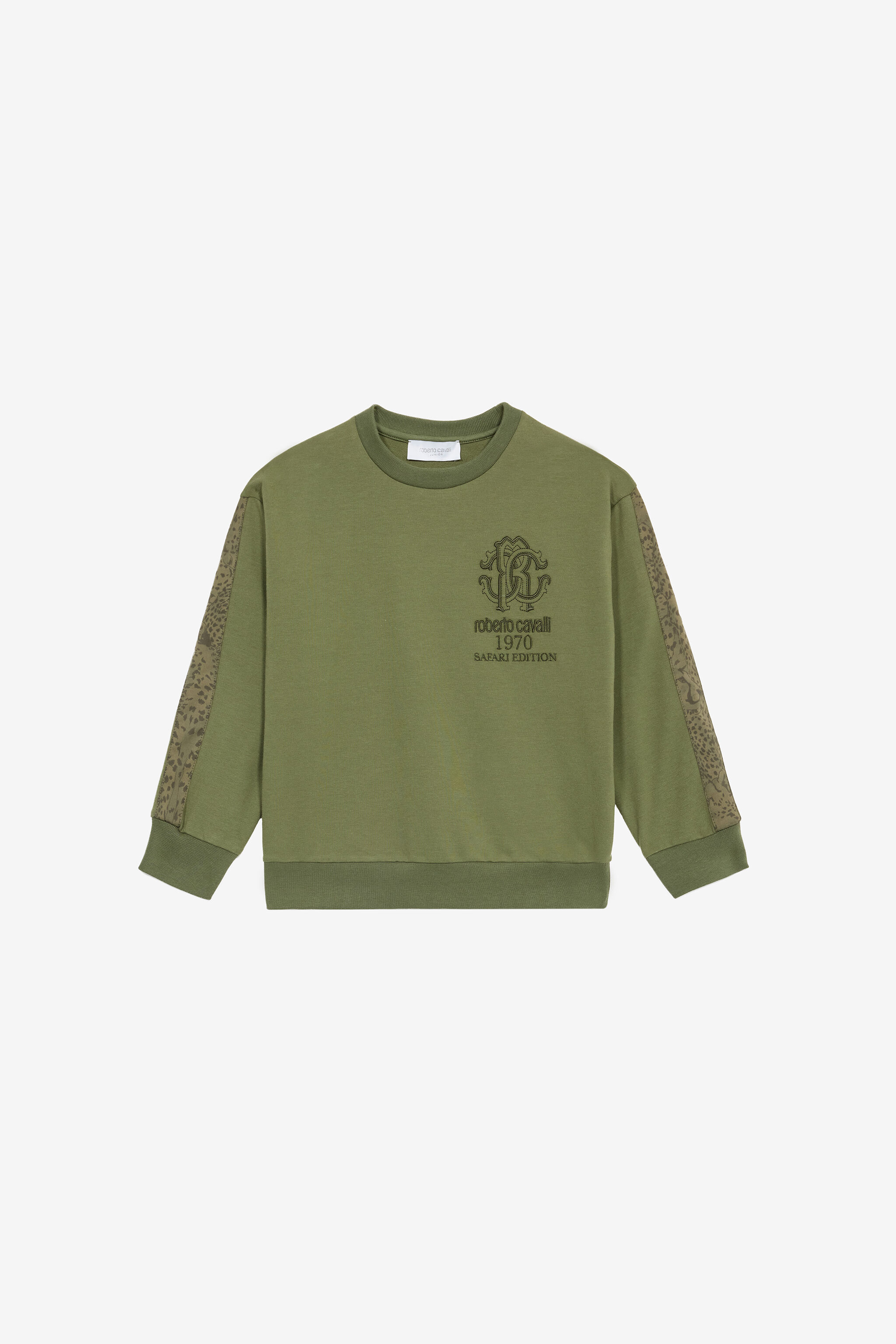 JU Sweatshirt Safari Edition Mit Monogramm RC Grün UJT66G-CF050