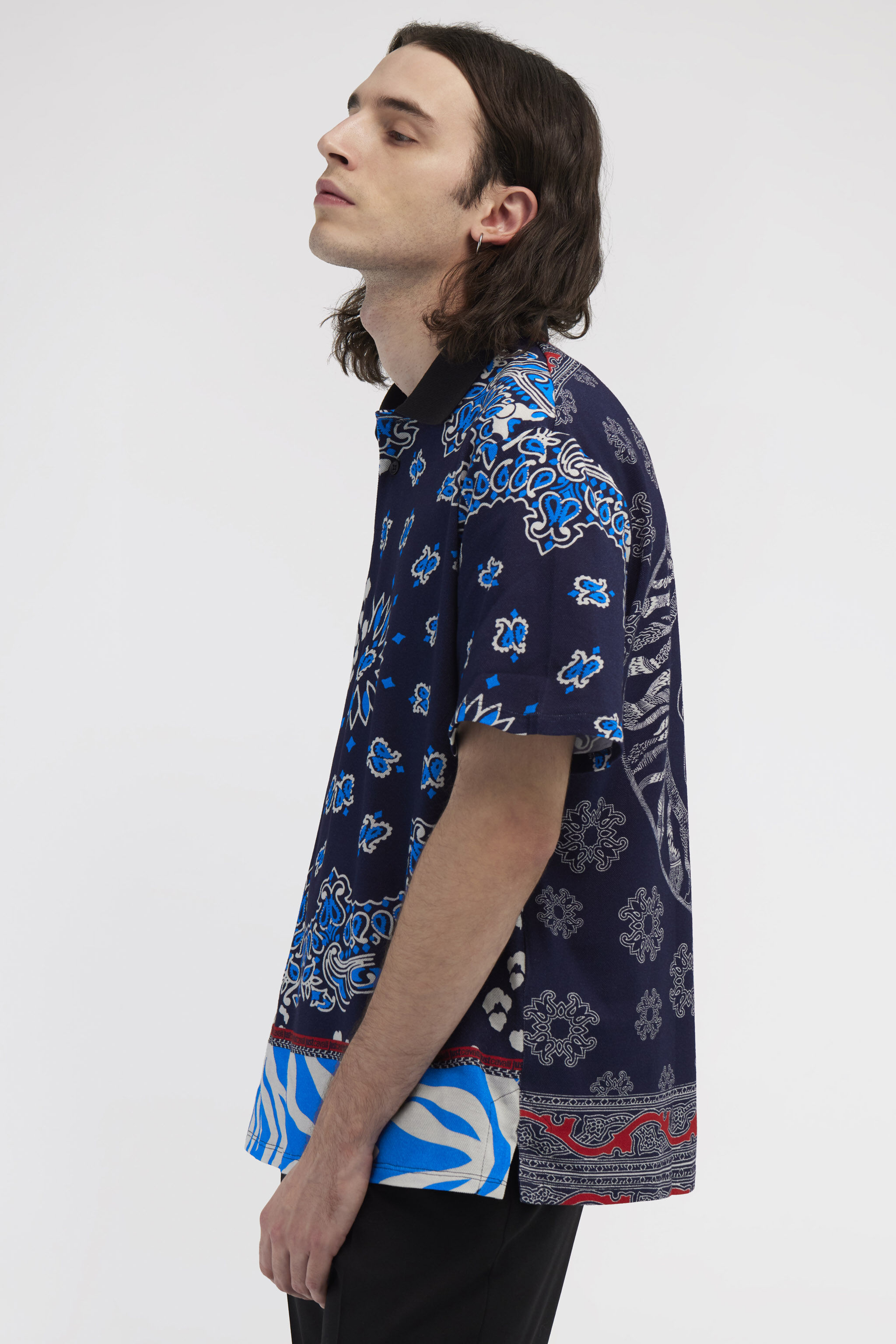 JC Polo shirt by Just Cavalli Blue RRT906-RR168
