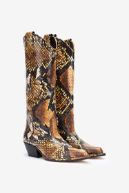 ${brand} Texan Boots With Python Print ${colorDescription} ${masterID}