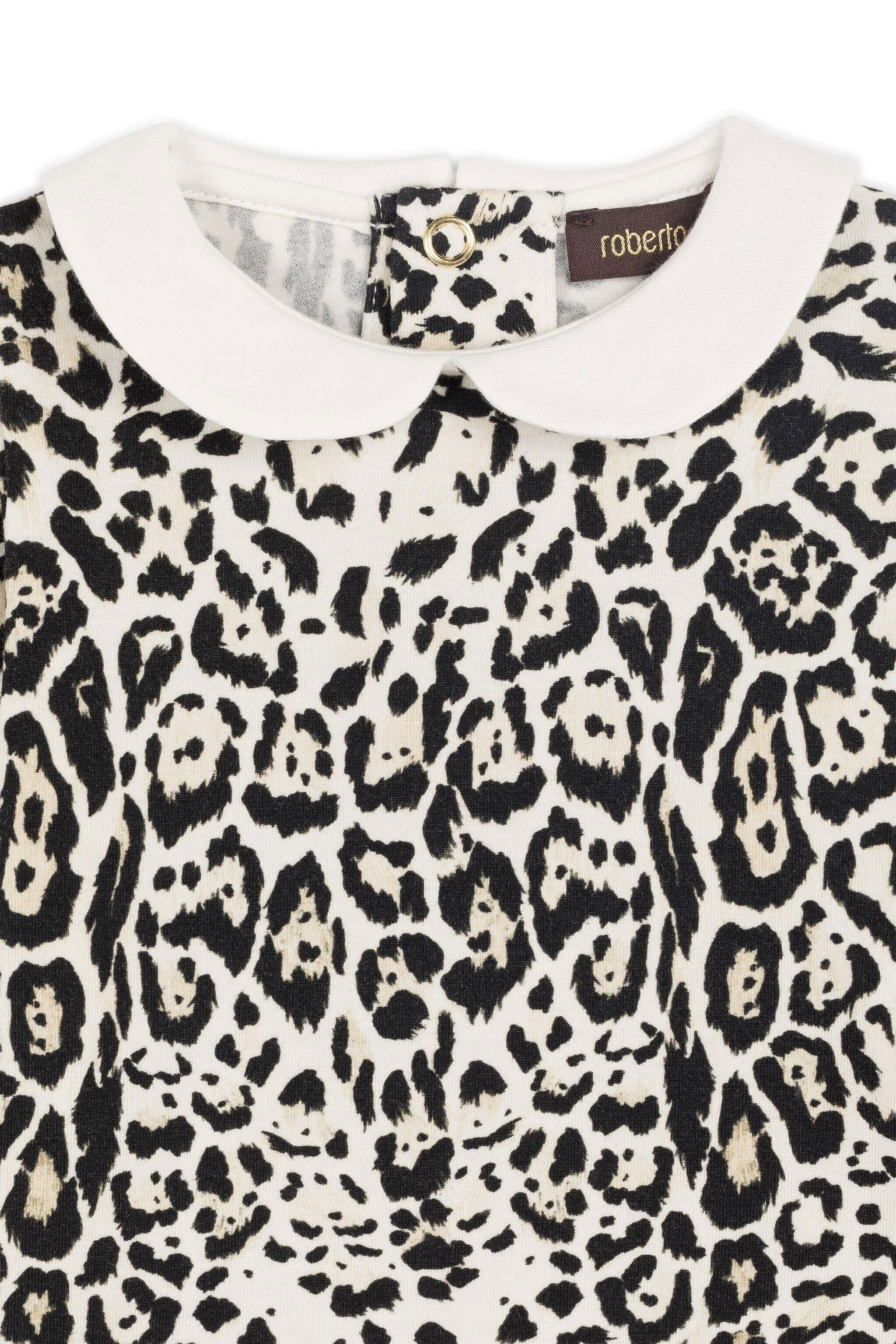 JU Leopard-Print Top Light brown FJN081-ITCW0