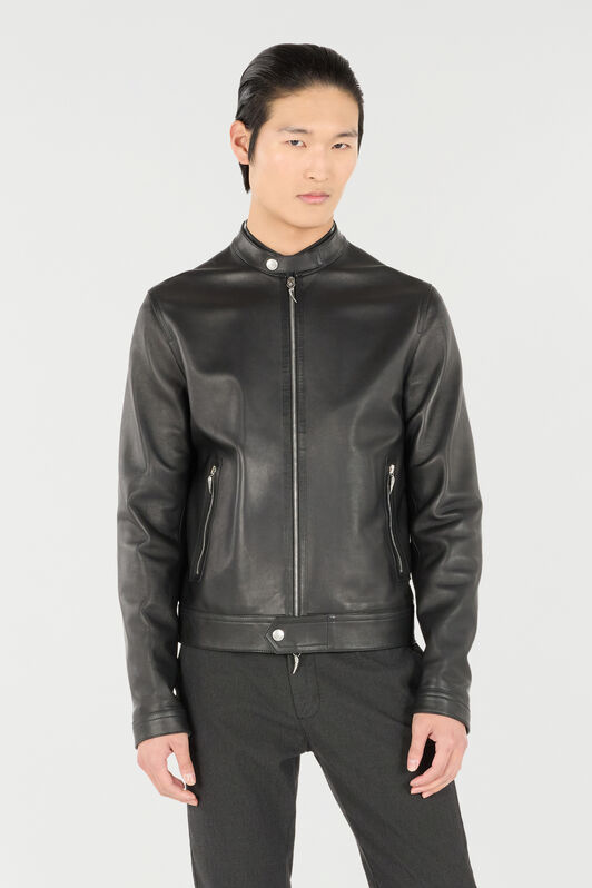 RC Bikerjacke mit Fang-Details Schwarz URP861-PN003