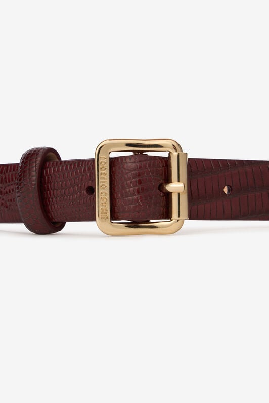 RC Burgundy Belt With Cobra Print RC Burgundy Belt With Cobra Print Red VWC002-PZ119