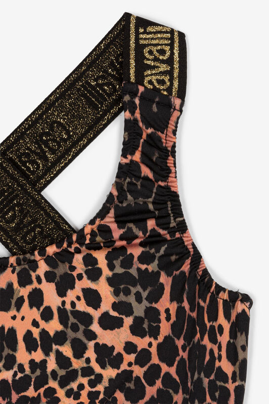 JU Leopard-Print Bikini Pink OJW002-LL011