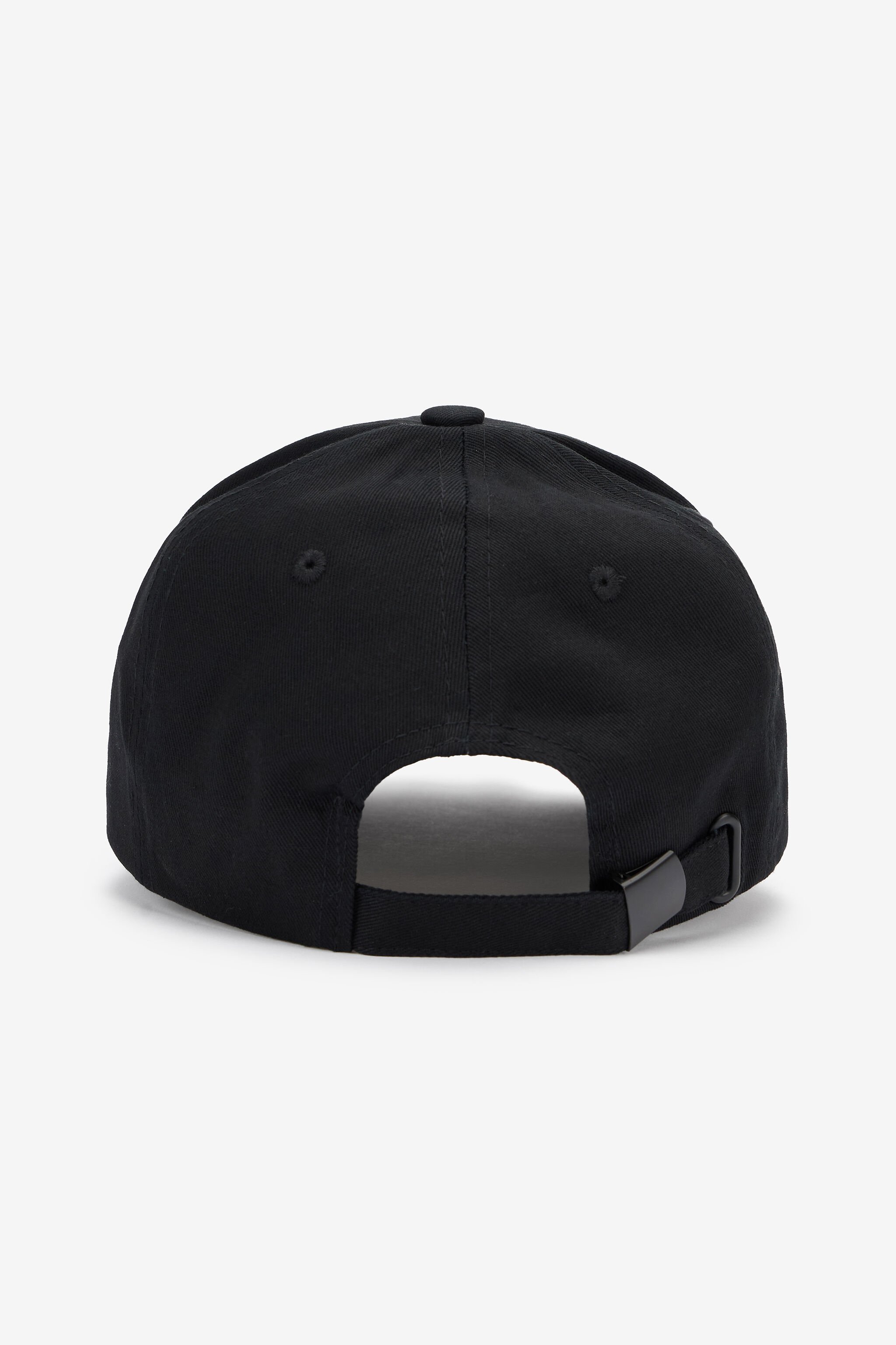 JC Gorra De Béisbol Negra De Algodón Con Logo BLACK UFA001-UF275