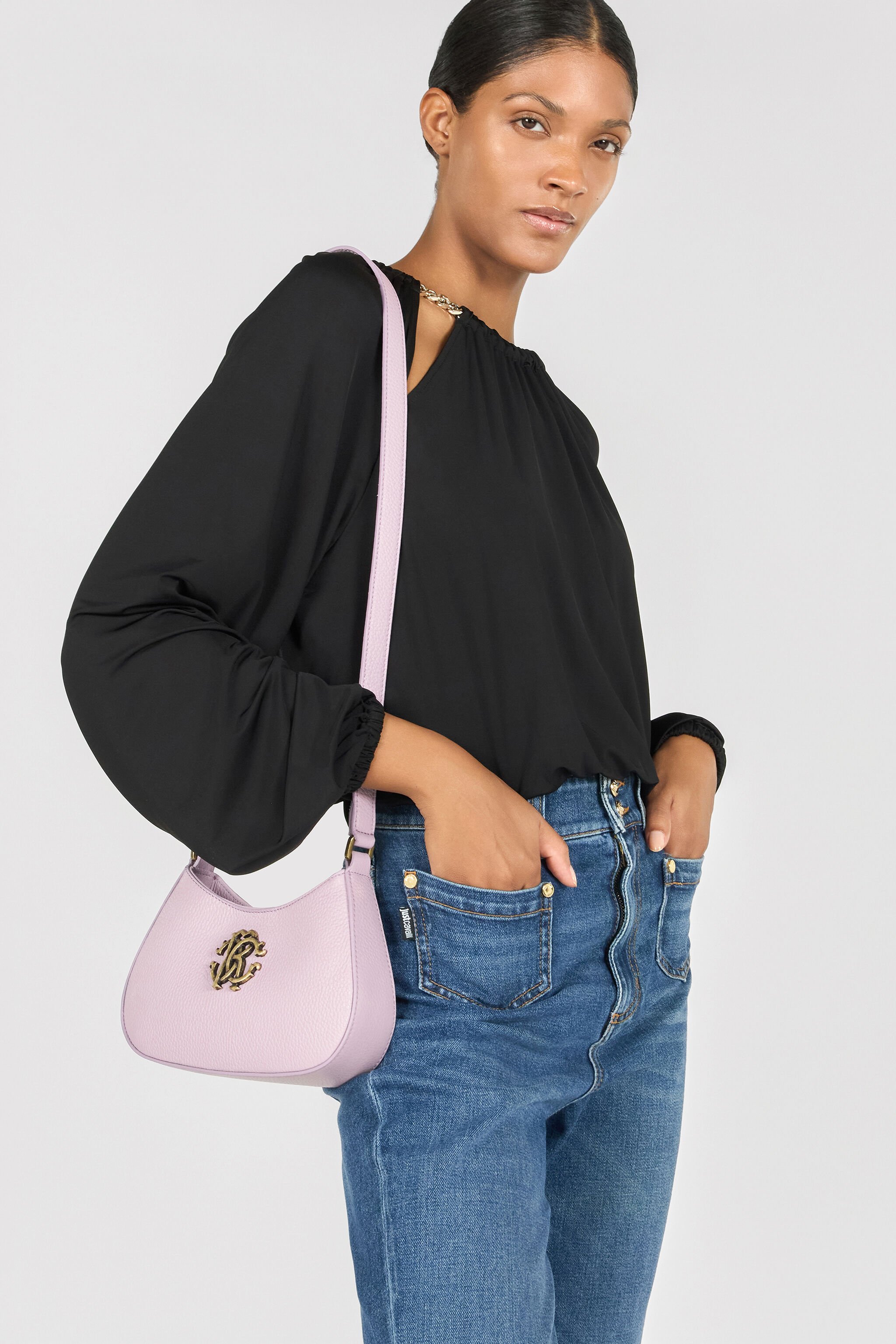 RC Bag with shoulder strap and Monogram RC Pink OOB00F-PZA12