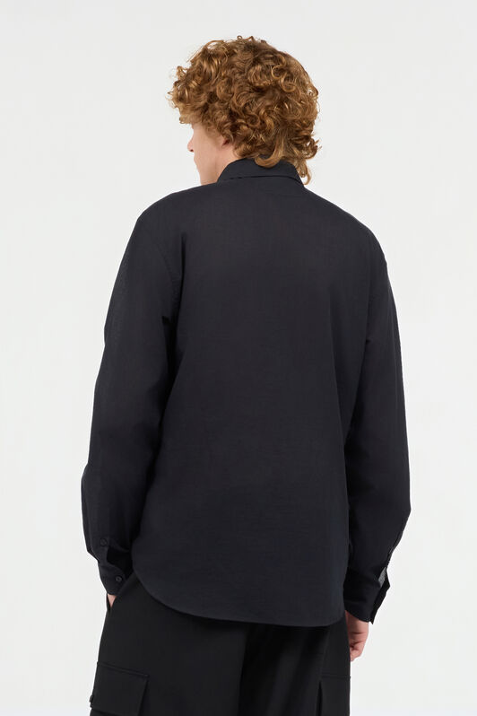 JC Camisa Con Bordado JC Negro UFM010-UF105