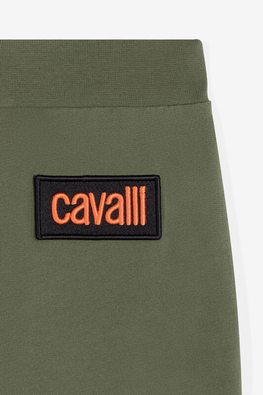 JU Logo-Patch Cotton Shorts JU Logo-Patch Cotton Shorts Dark green RJT221-CF050